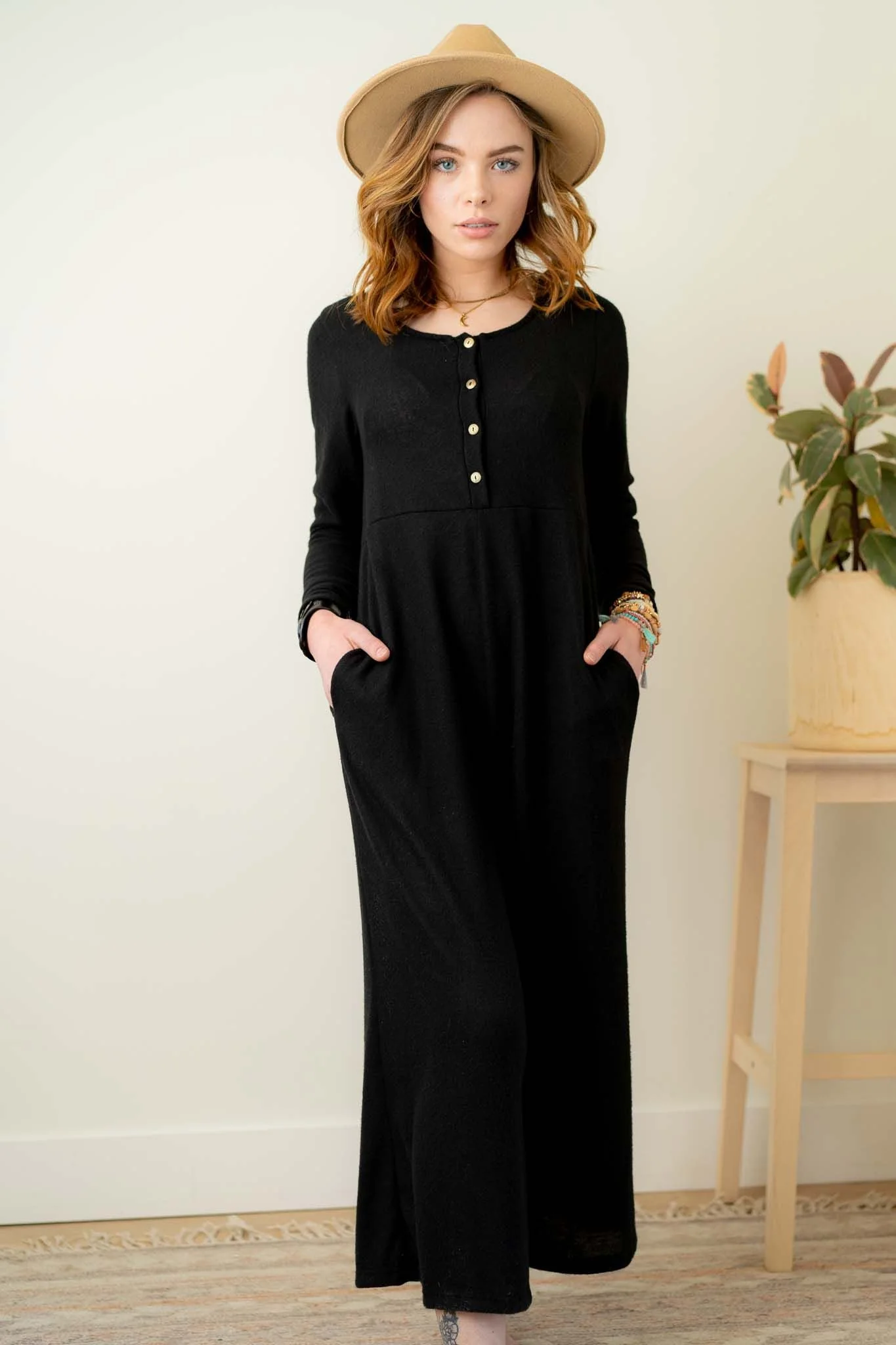 Simply Comfort Jumpsuit - Black - Image 7