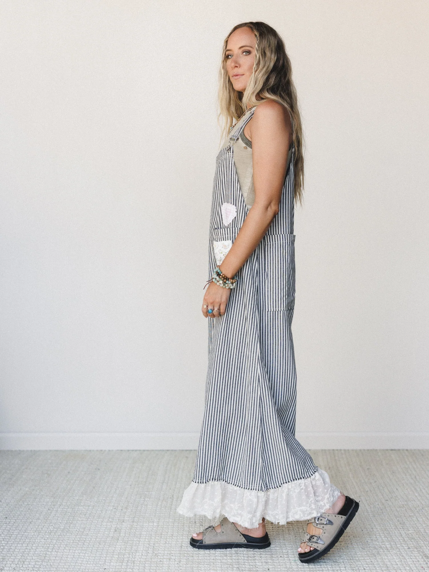 A Bit of Whimsy Jumpsuit - Black Stripe - Image 3
