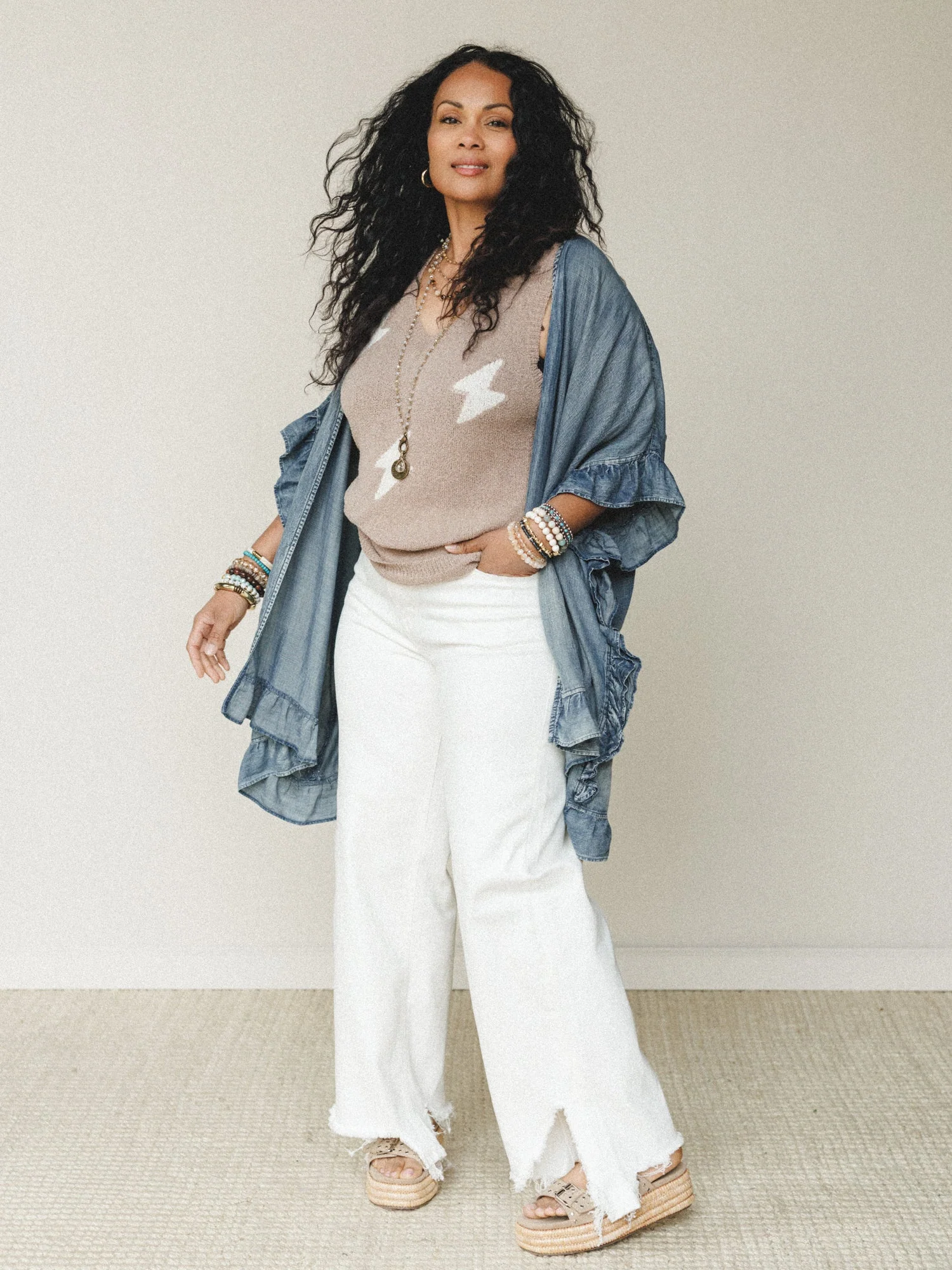 Aero Distressed Jeans - White - Image 9
