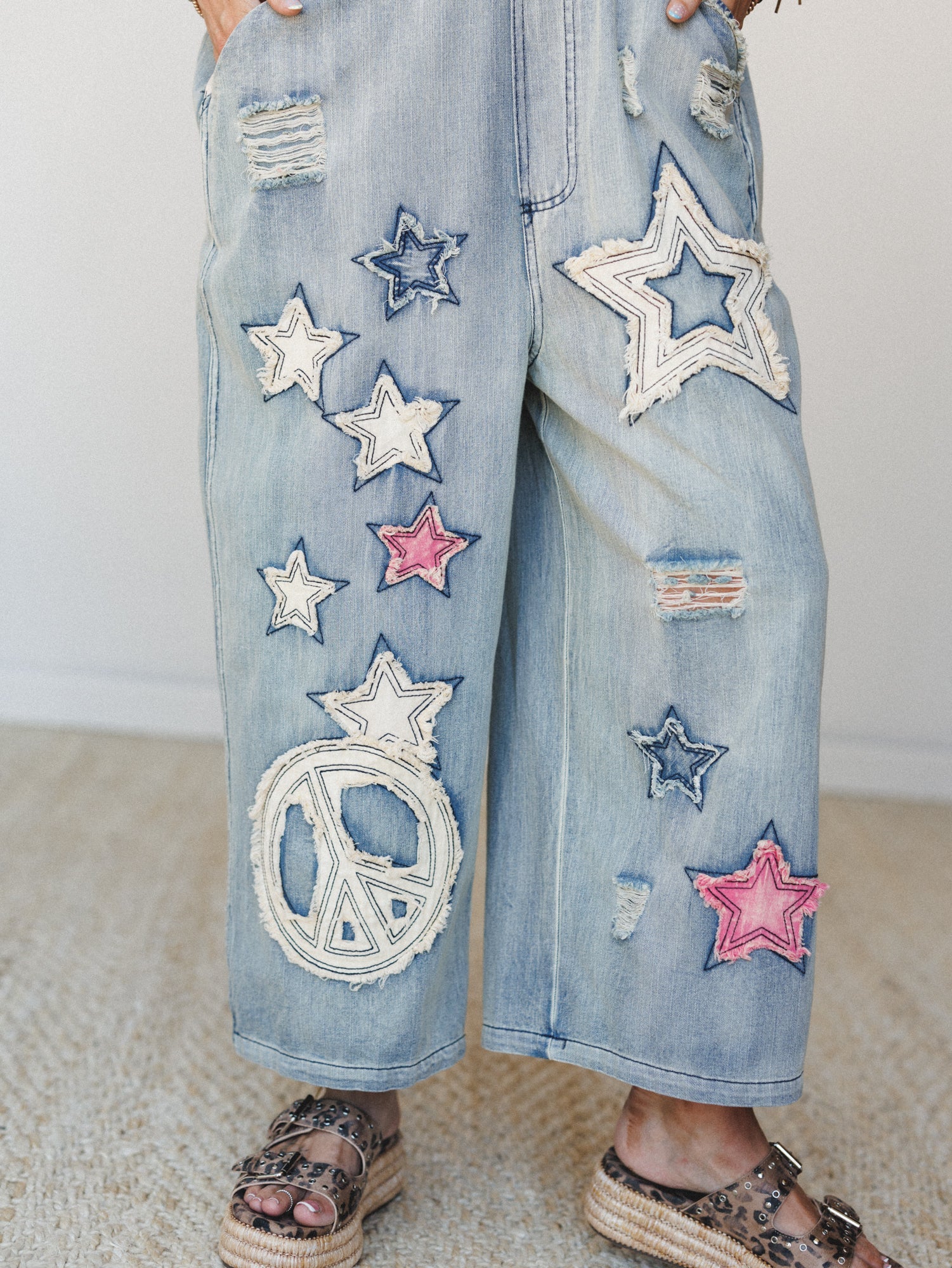 All the Stars Overalls - Light Denim - Image 3