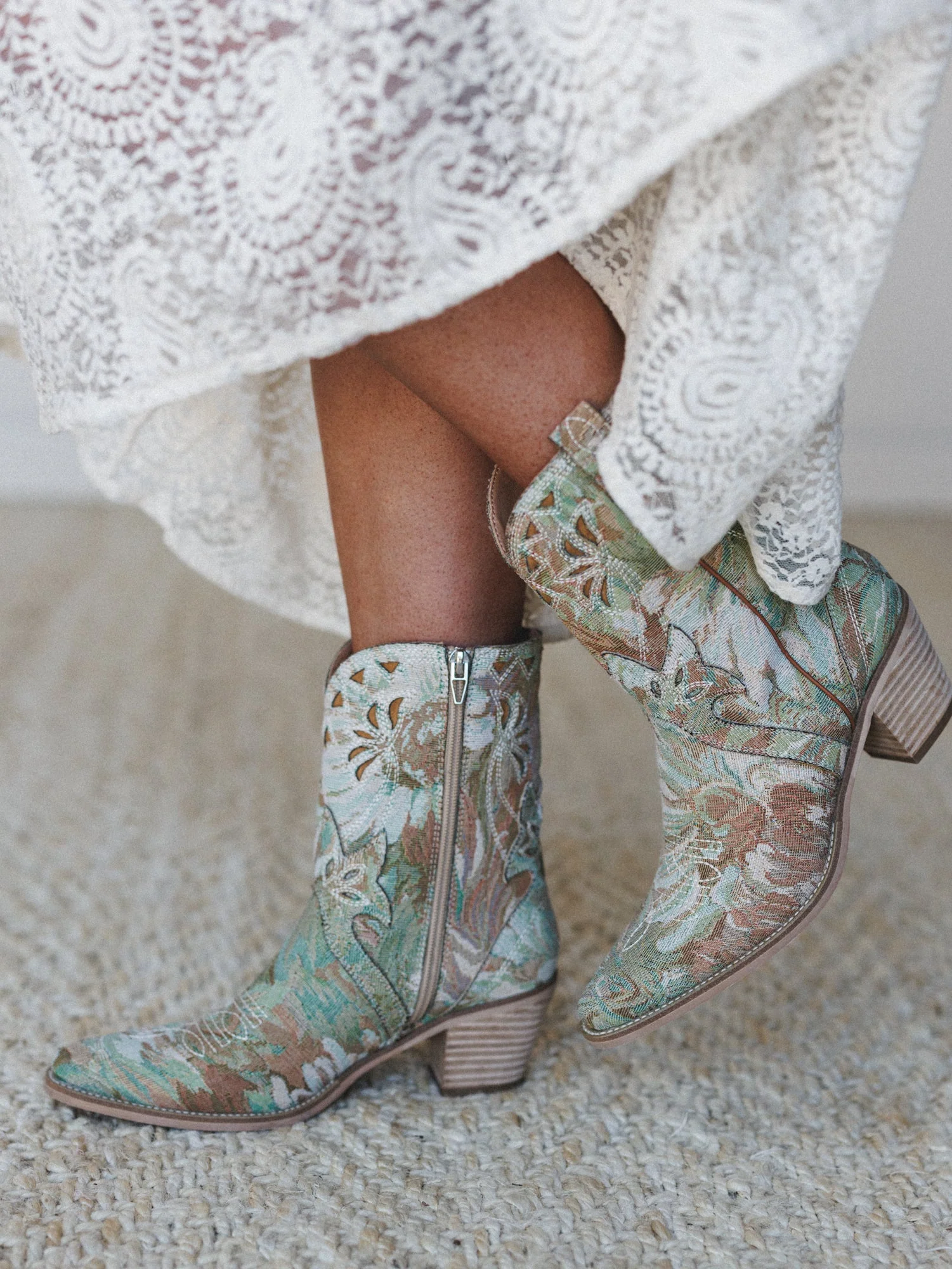 Amaryllis Bootie - Green - Image 3