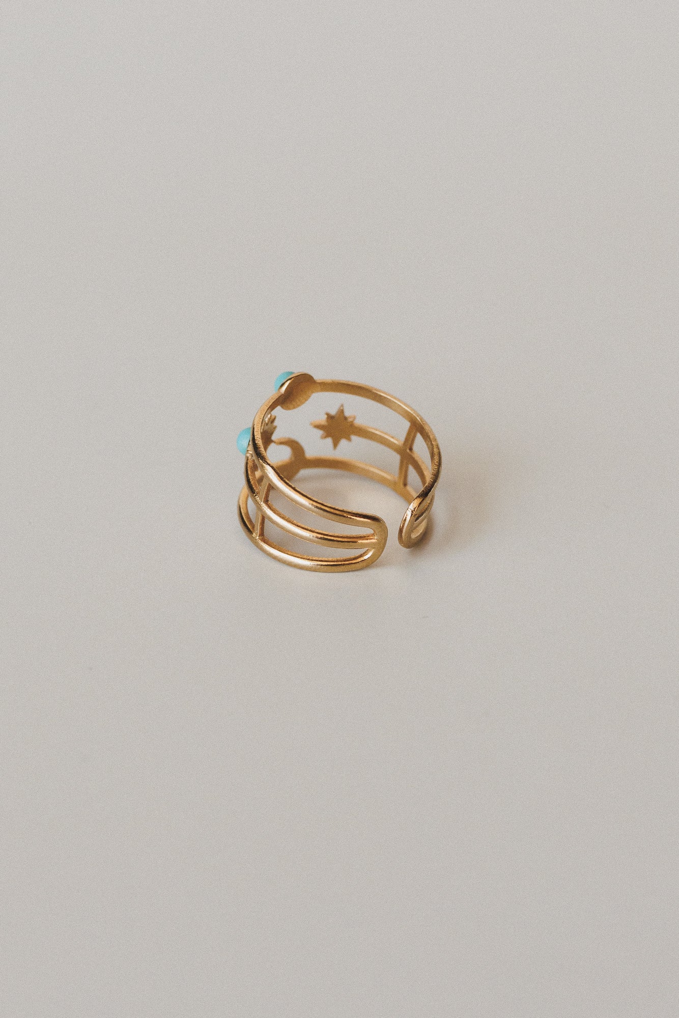 Among The Stars Ring - Turquoise - Image 3