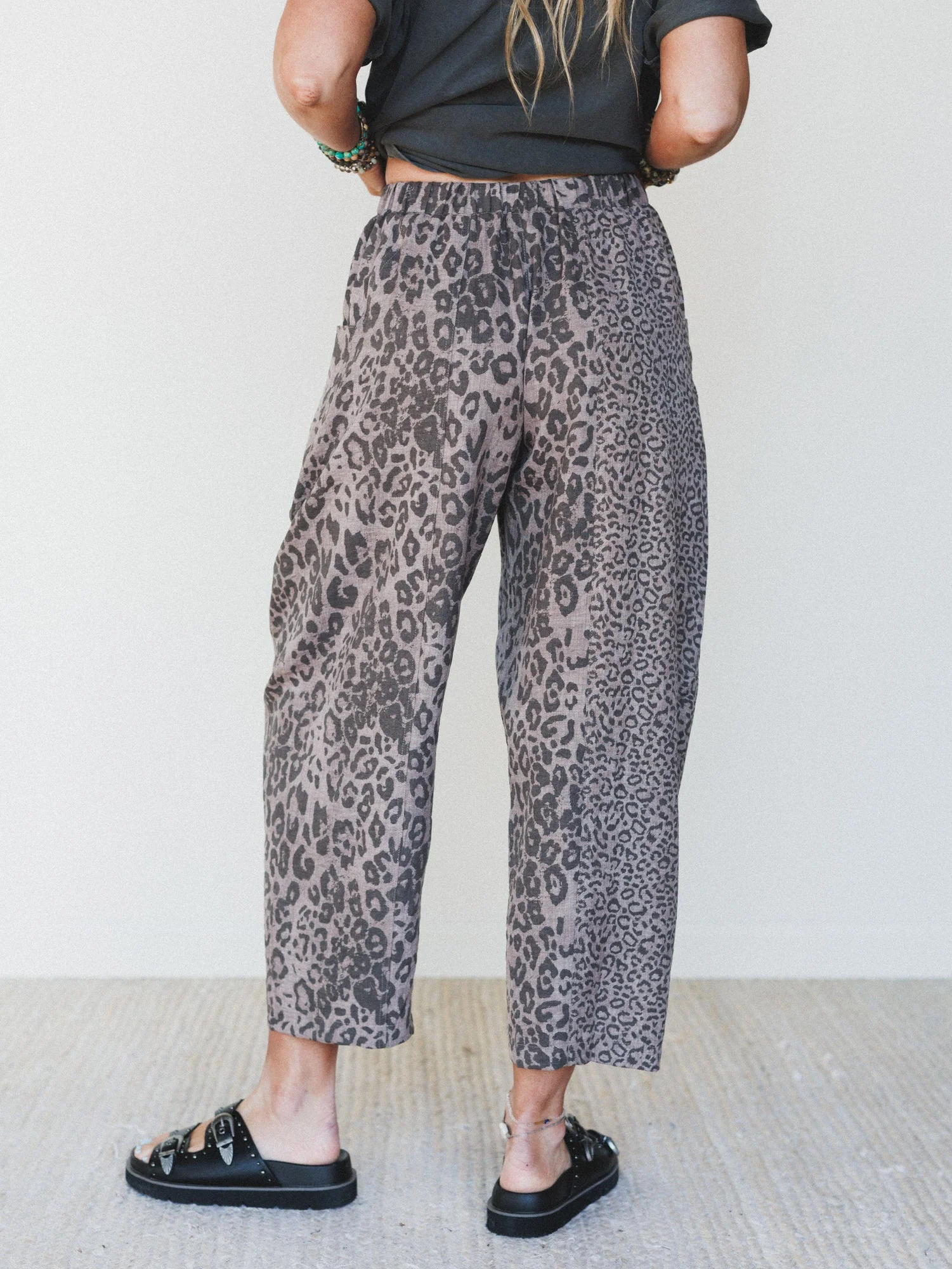 Animal Feeling Pants - Mocha Leopard - Image 5