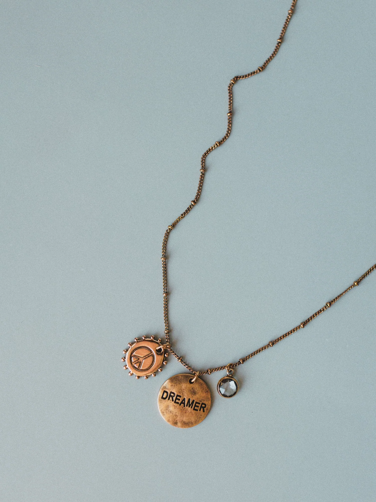 April Dreamer Birthstone Necklace - Diamond - Image 2