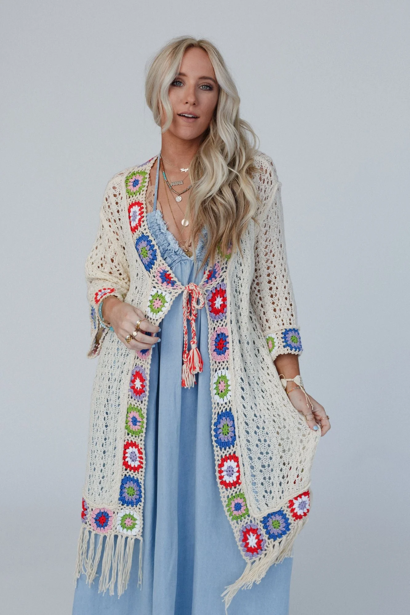 Artful Allure Cardigan - Cream - Image 7