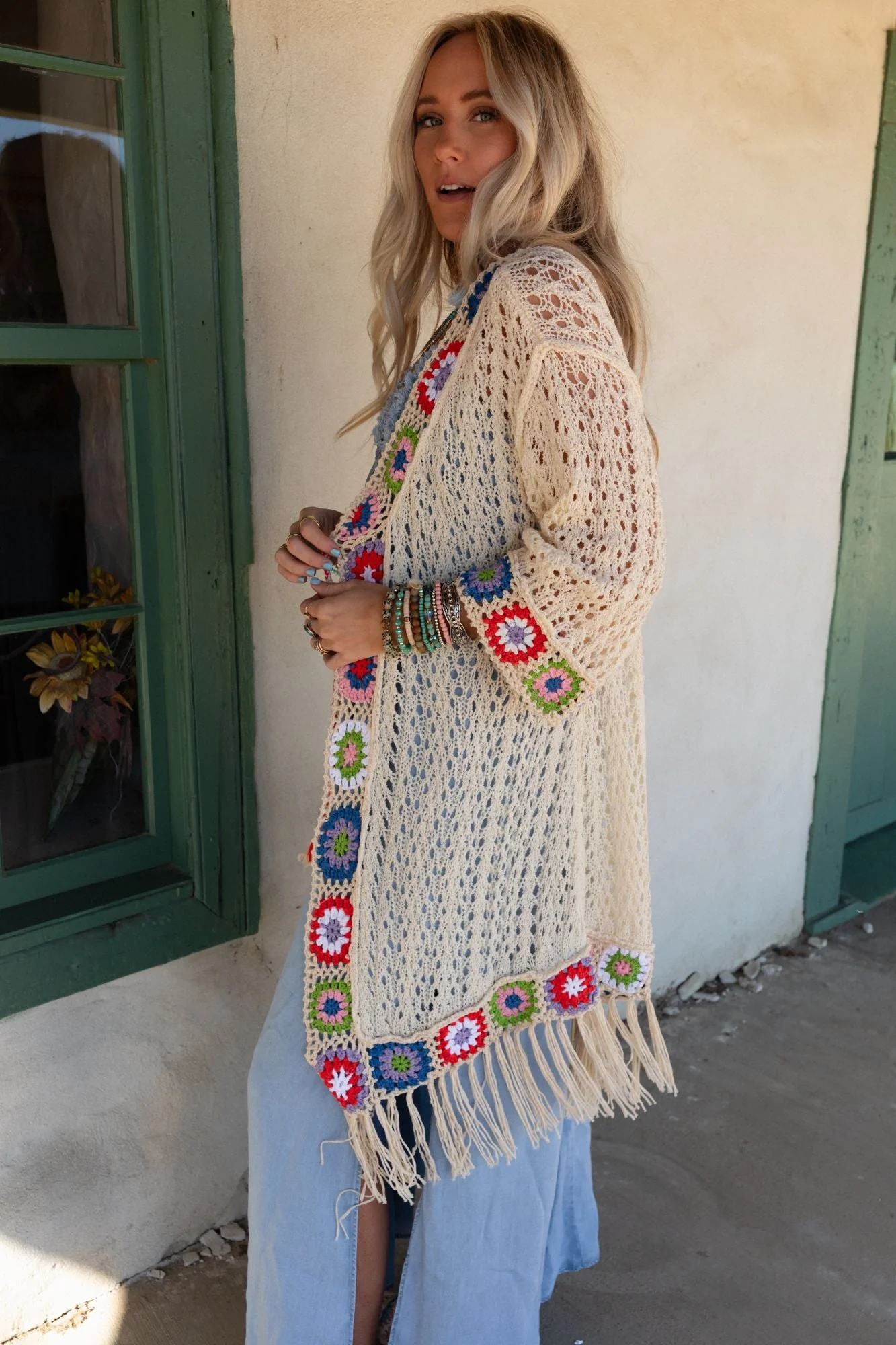 Artful Allure Cardigan - Cream - Image 8