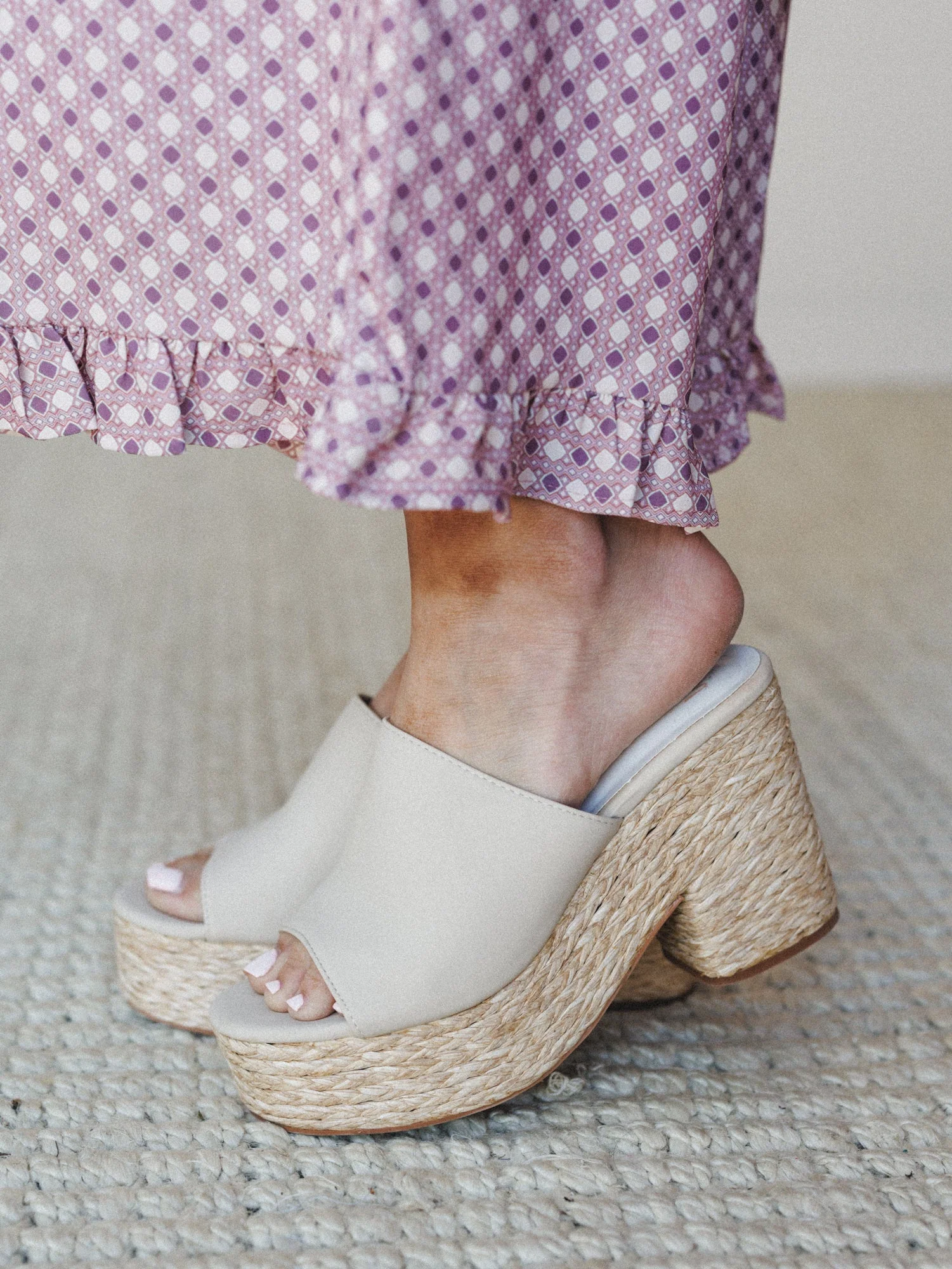 Ashlyn Heel Slide - Ivory - Image 2