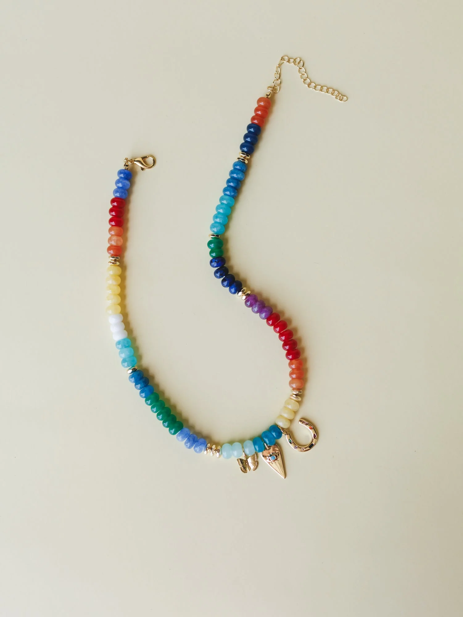 Azaria Beached Charm Necklace - Aqua - Image 5