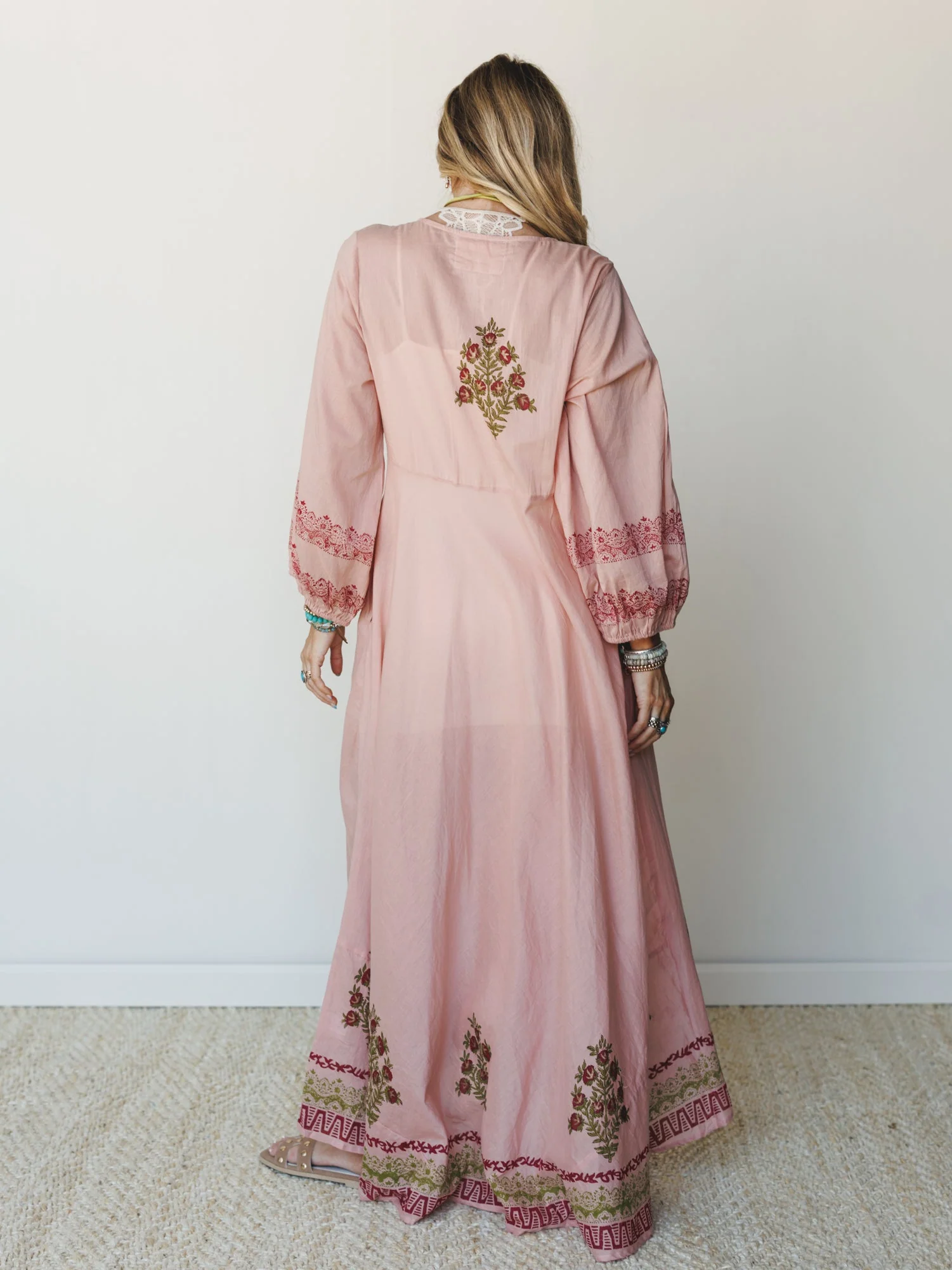 Bali Song Maxi Dress - Pink Multi - Image 6