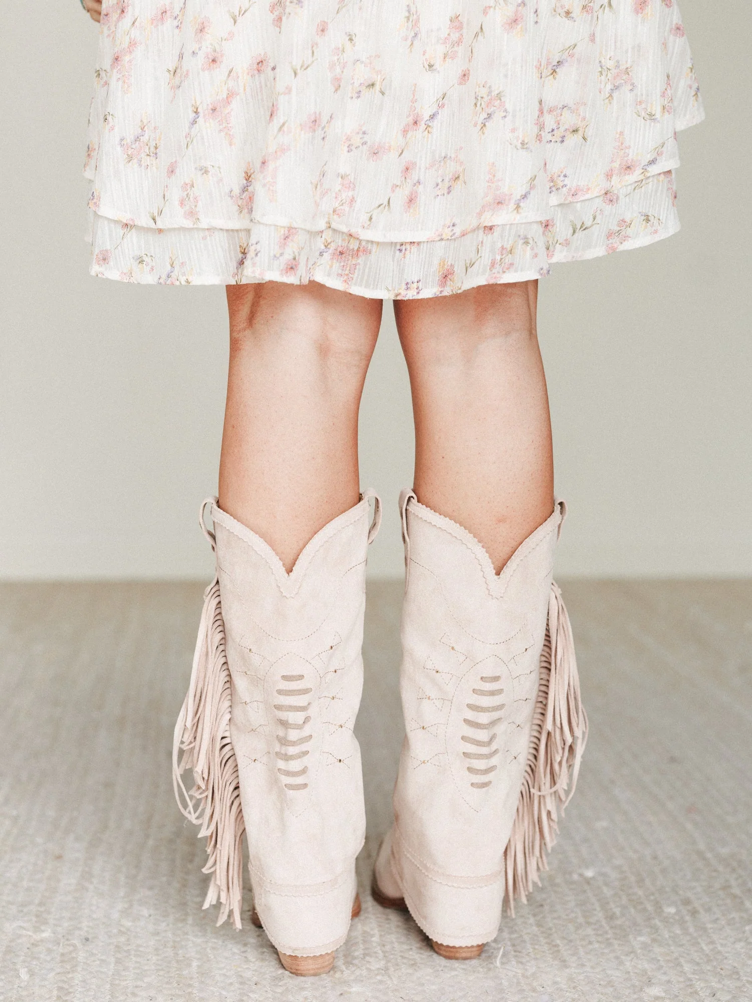 Bami Fringe Boot - Light Pink - Image 4