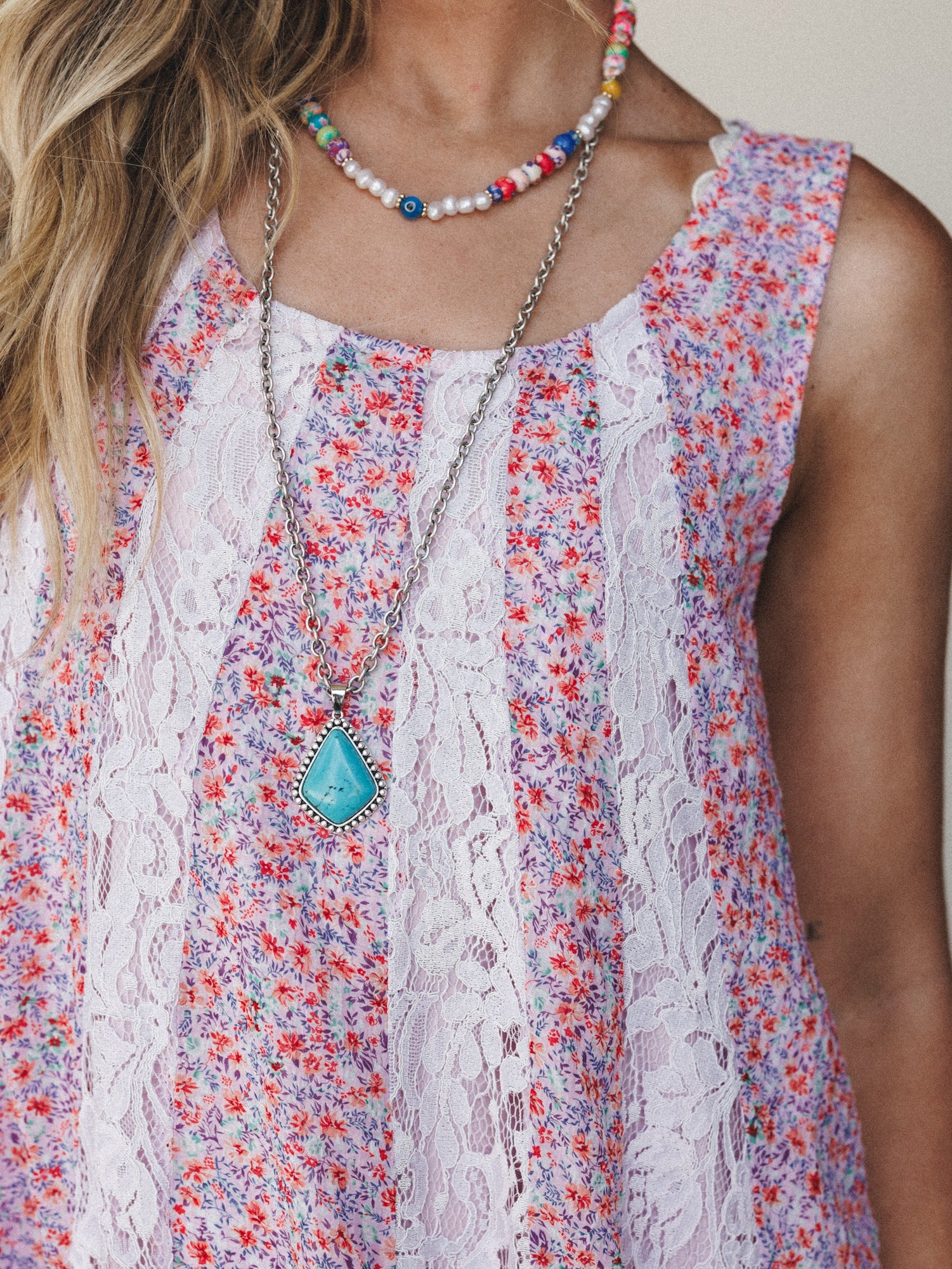 Bloom Wave Dress - Lilac - Image 3