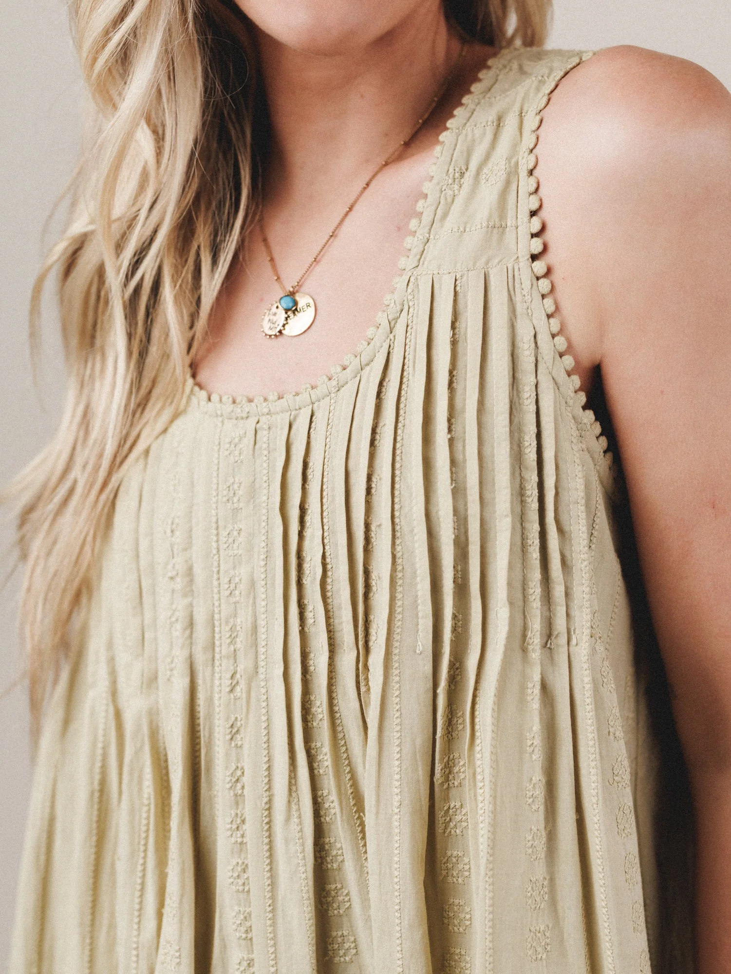 Blossom Dress - Olive - Image 3