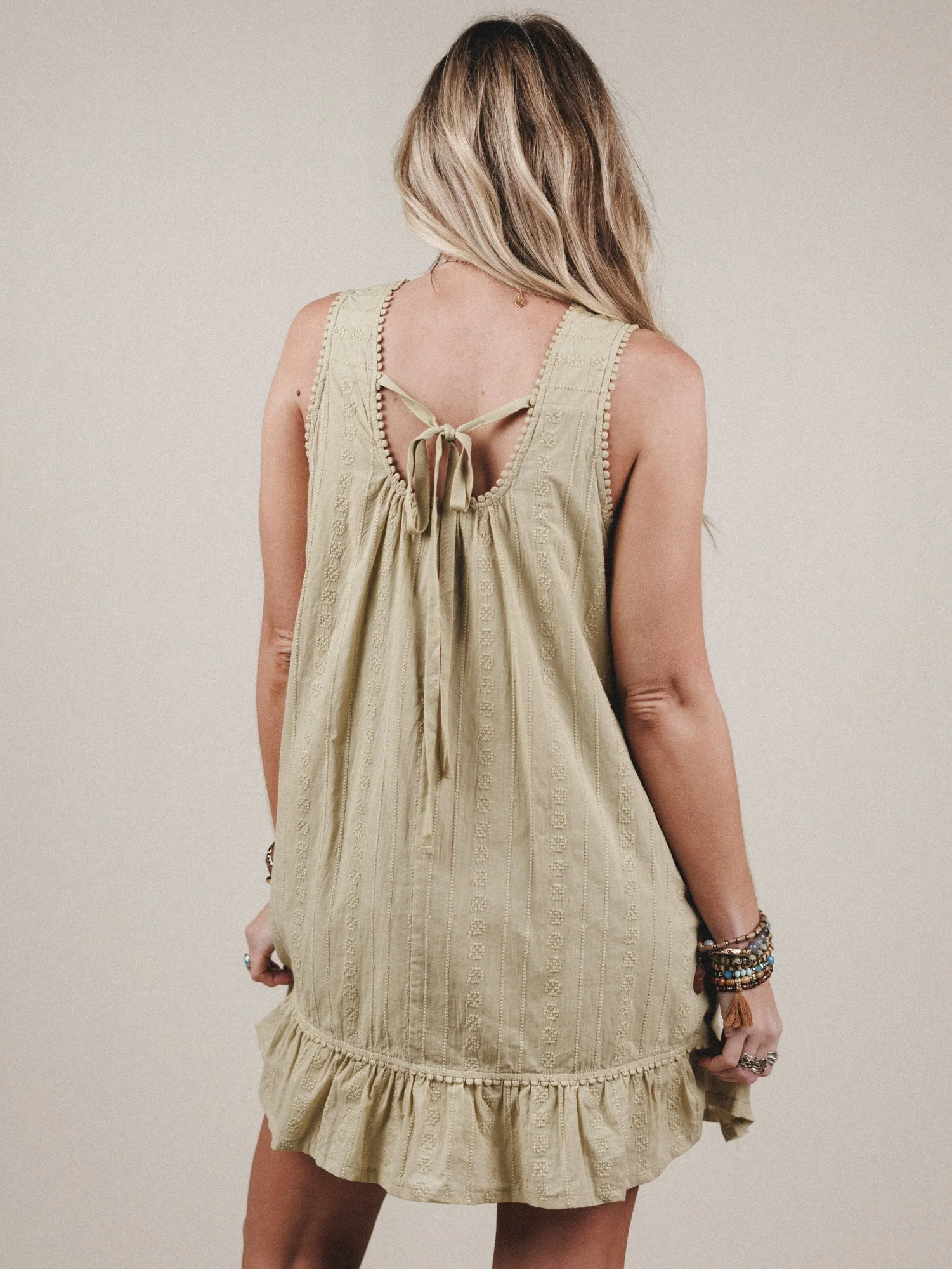 Blossom Dress - Olive - Image 5