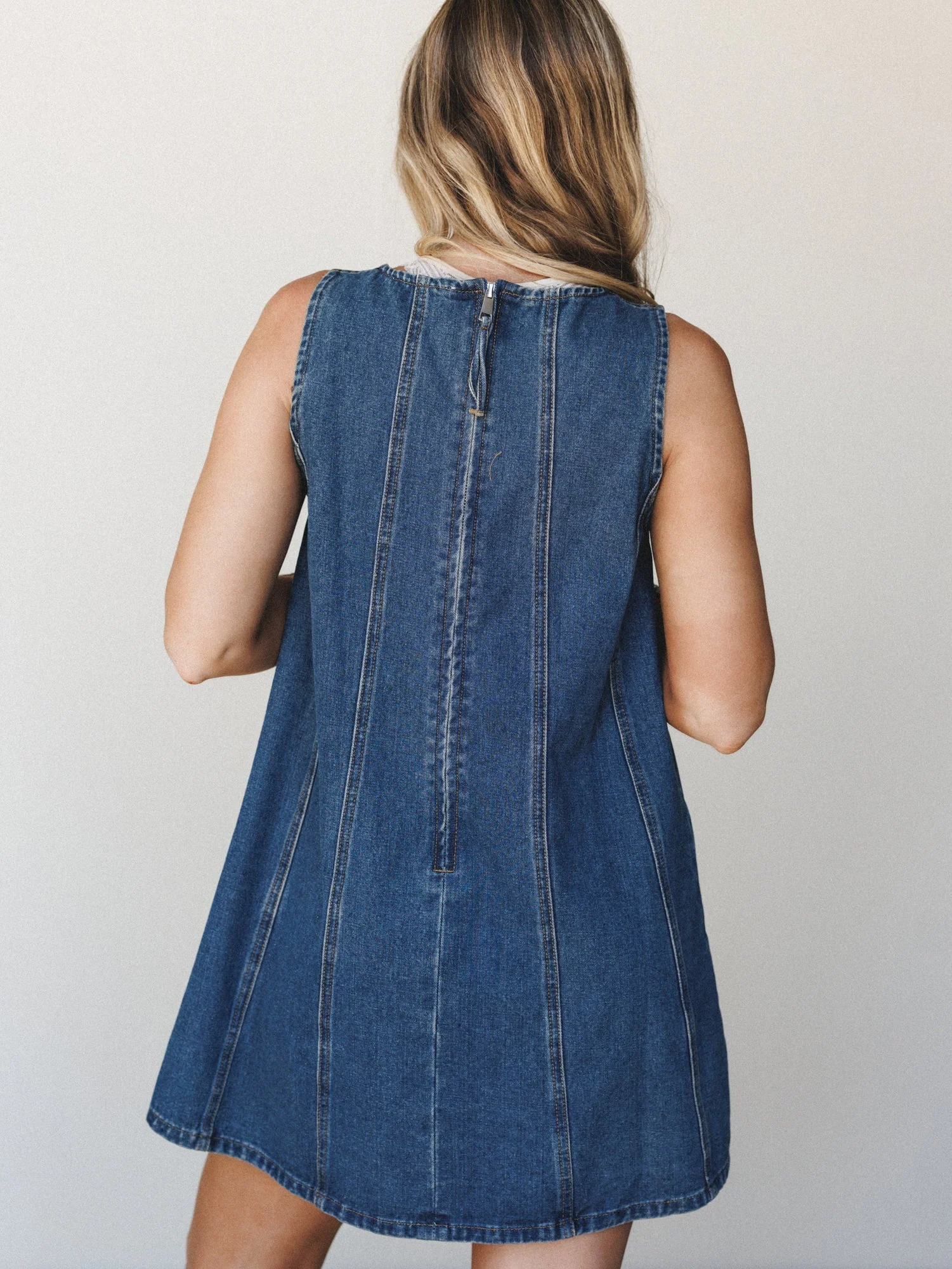 Blue Bird Dress - Denim - Image 6