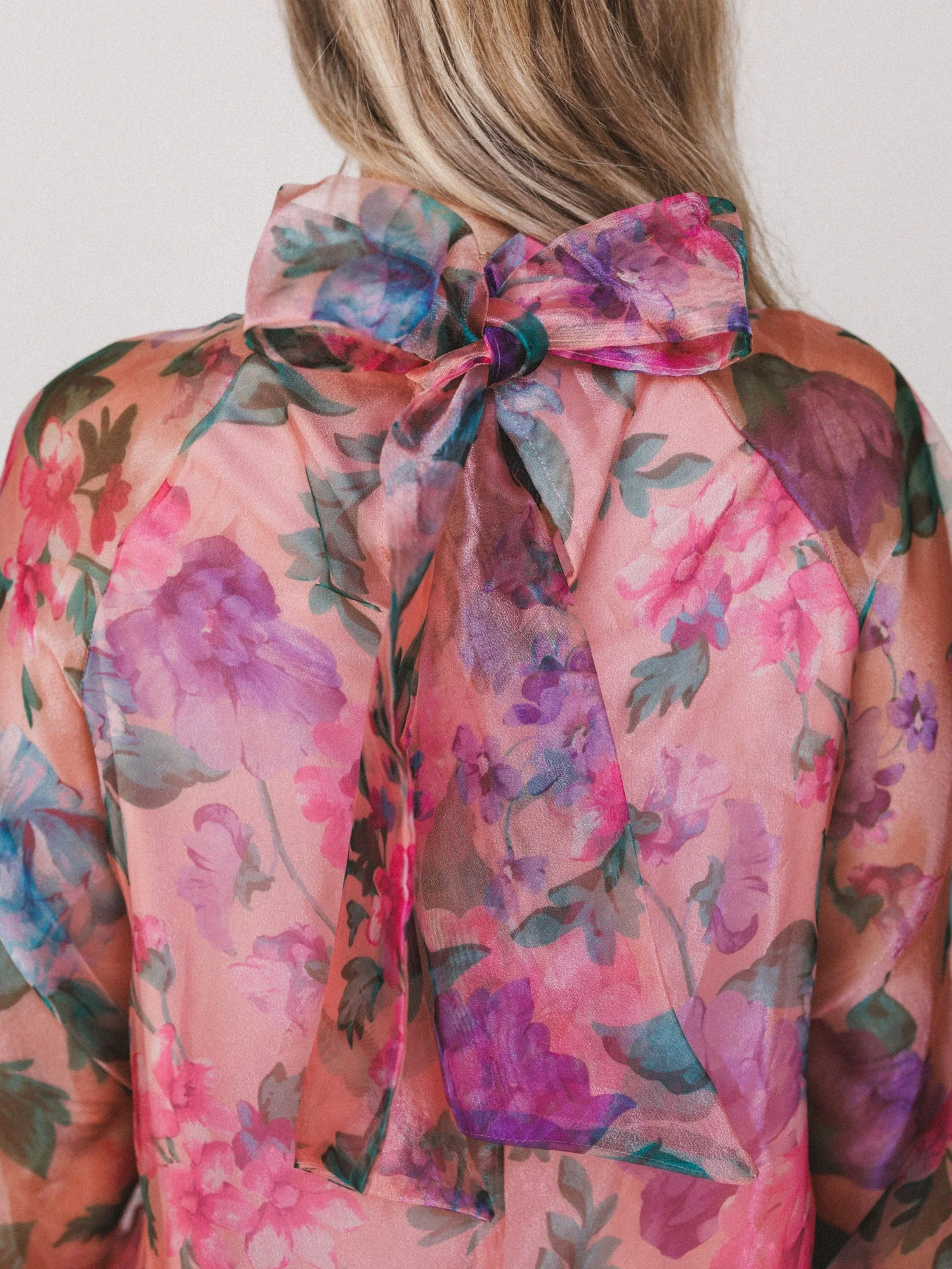 Blushbud Floral Dress - Peach - Image 3