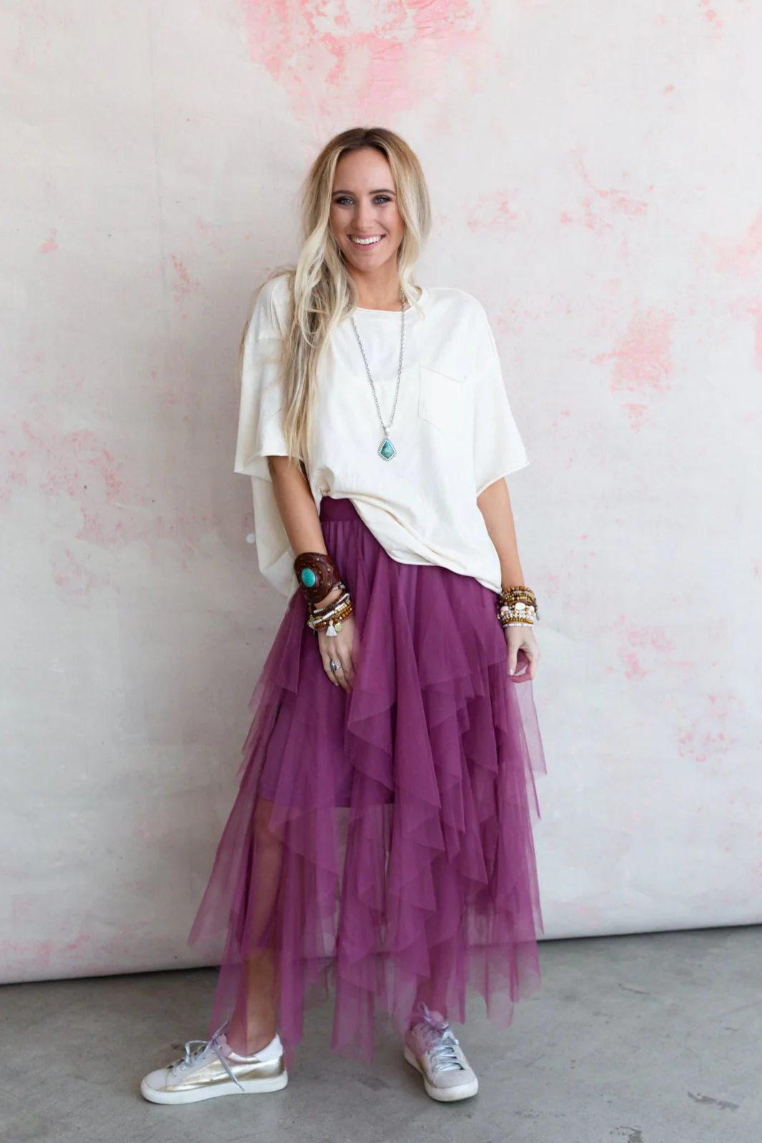 Boho Ballerina Skirt - Mauve - Image 5