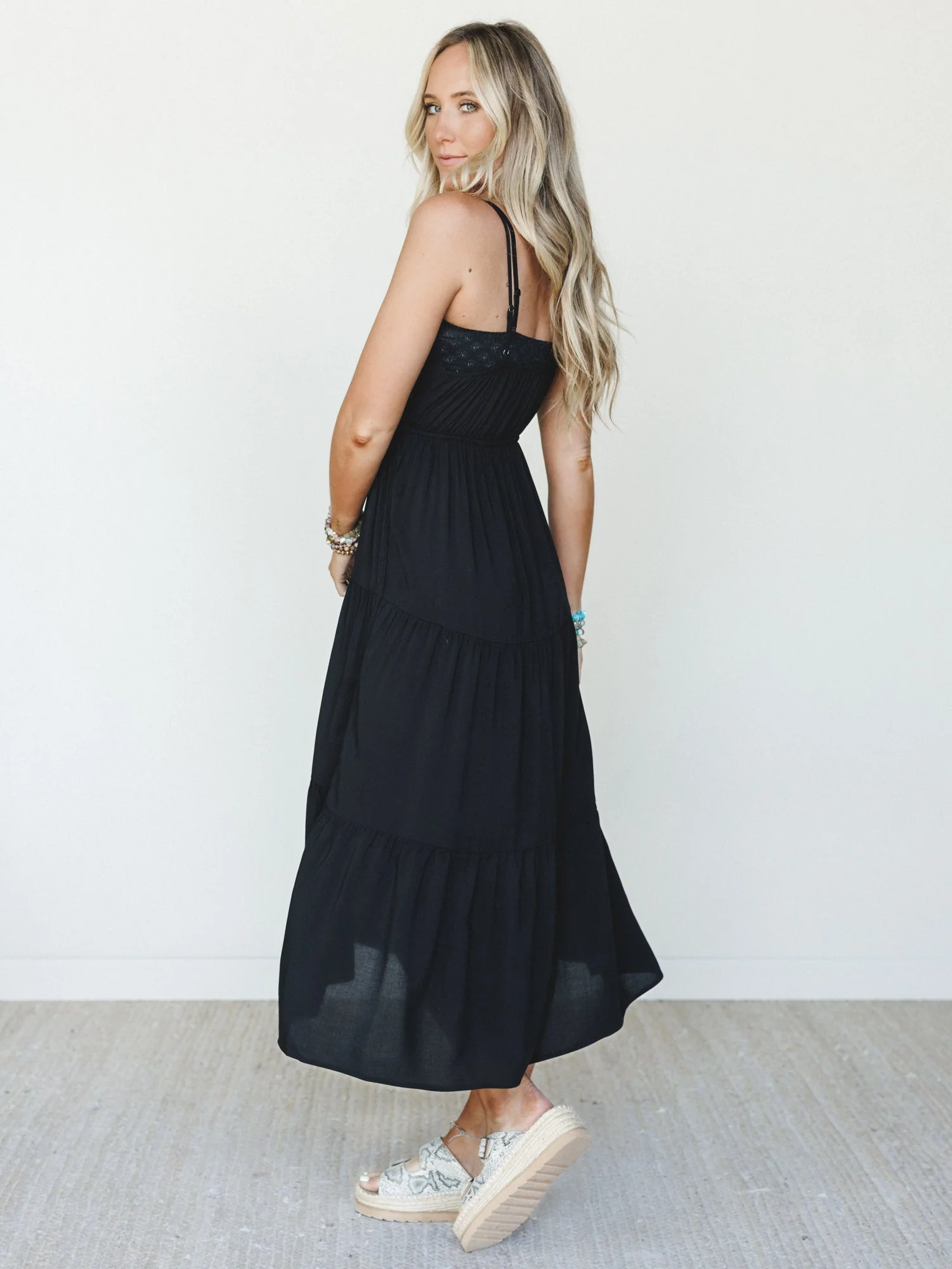 By The Bay Maxi Dress - Black - Image 4
