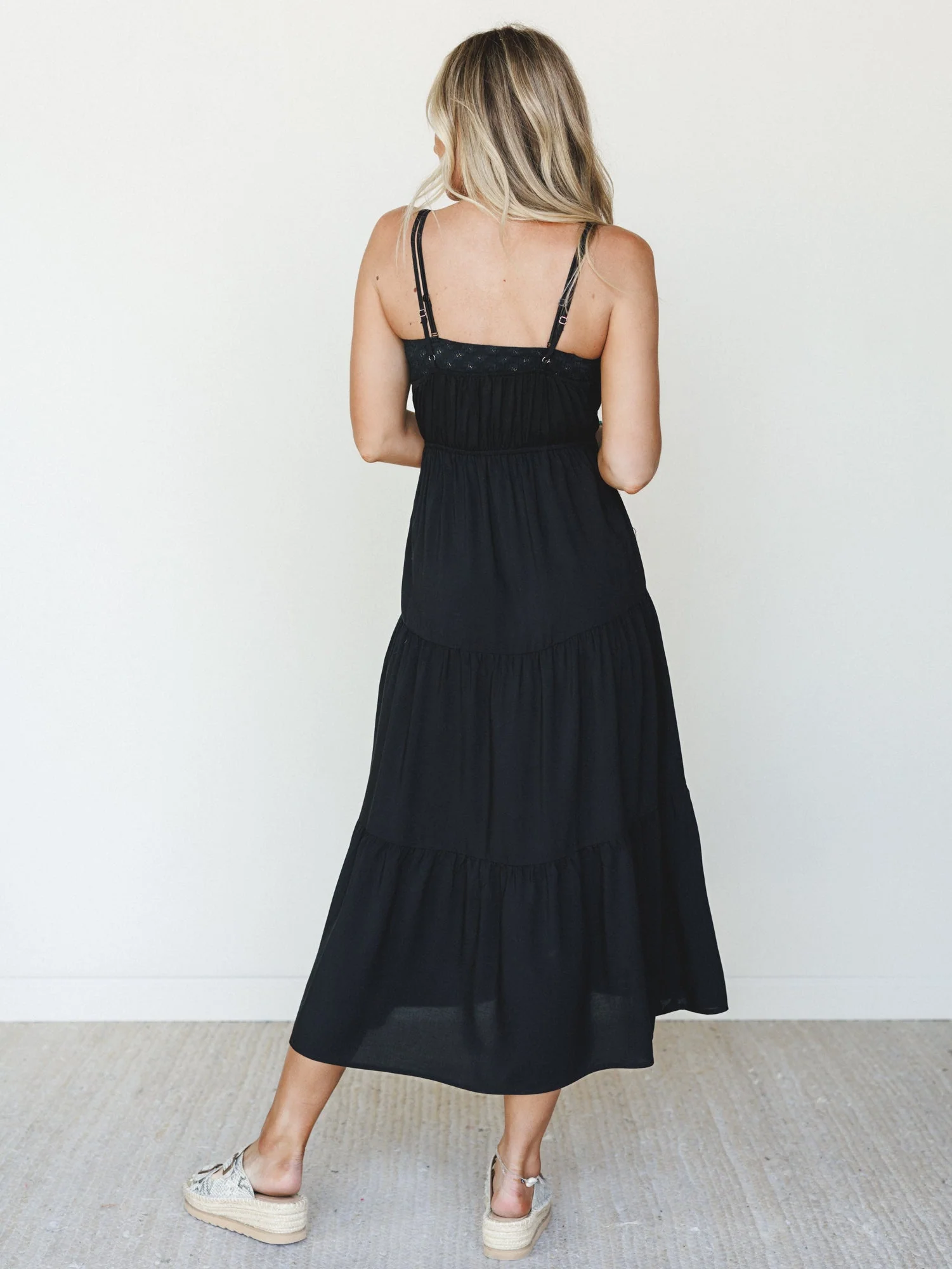 By The Bay Maxi Dress - Black - Image 5