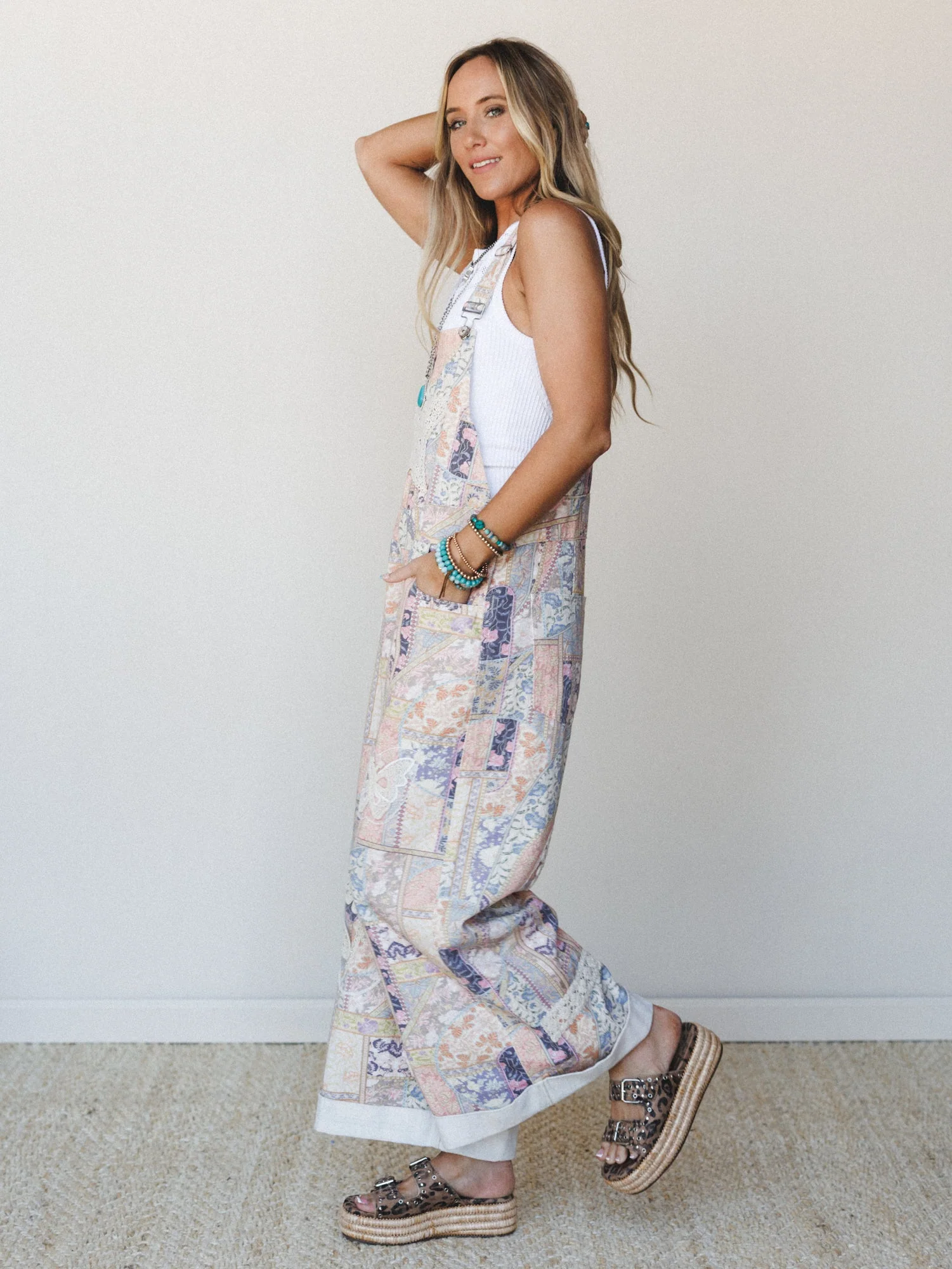 Calyra Colors Overalls - Floral Multi - Image 4