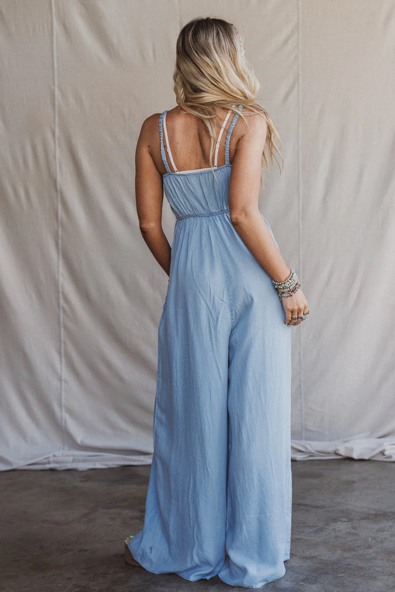 Calyssa Jumpsuit - Chambray - Image 6