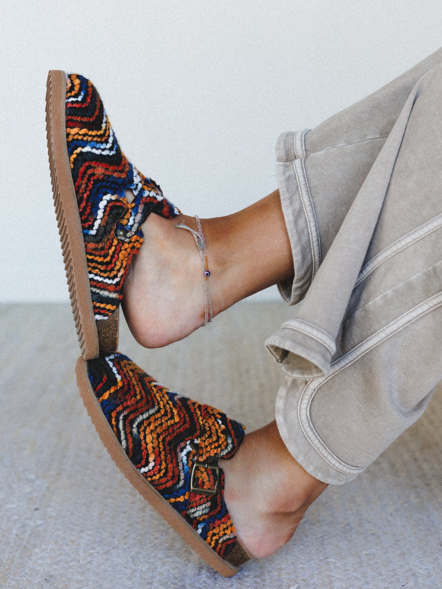 Capri Mule - Orange