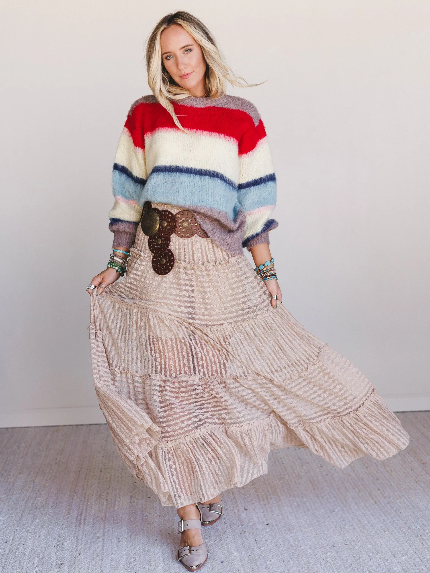 Catch The Drift Skirt - Natural - Image 4