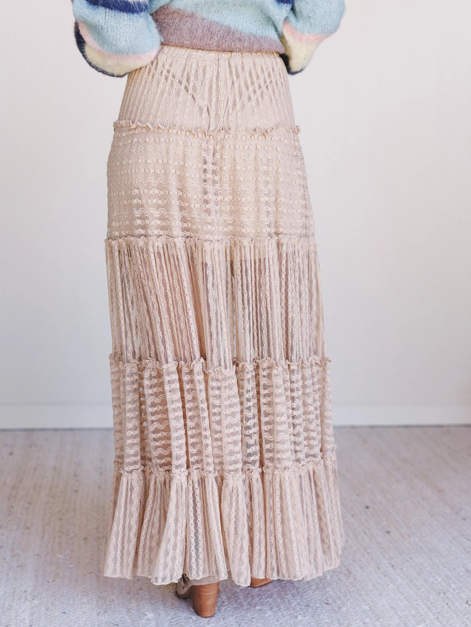 Catch The Drift Skirt - Natural - Image 6