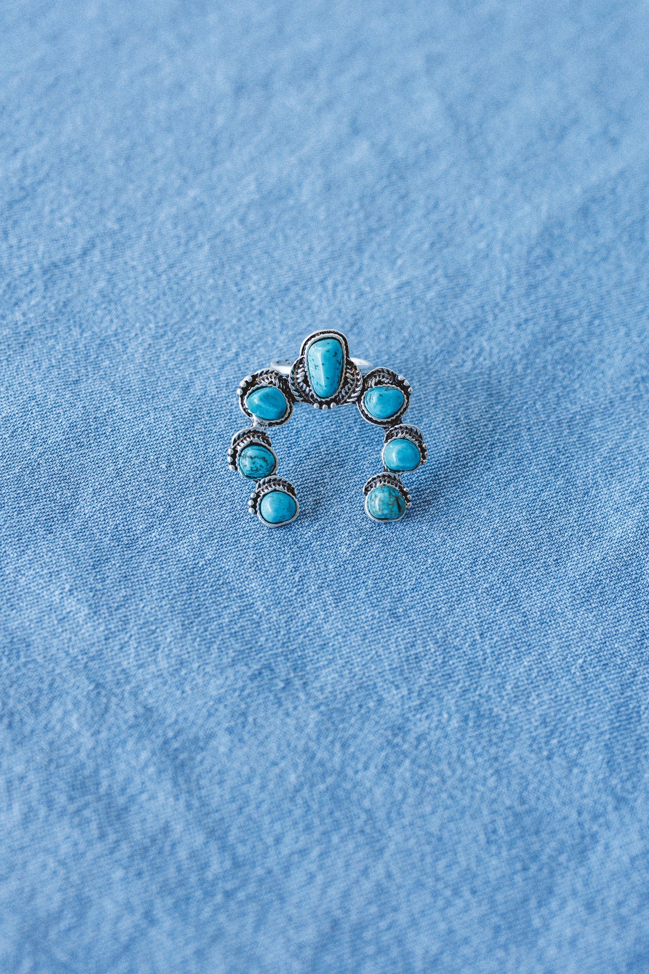 Celia Blossom Turquoise Ring - Turquoise - Image 3