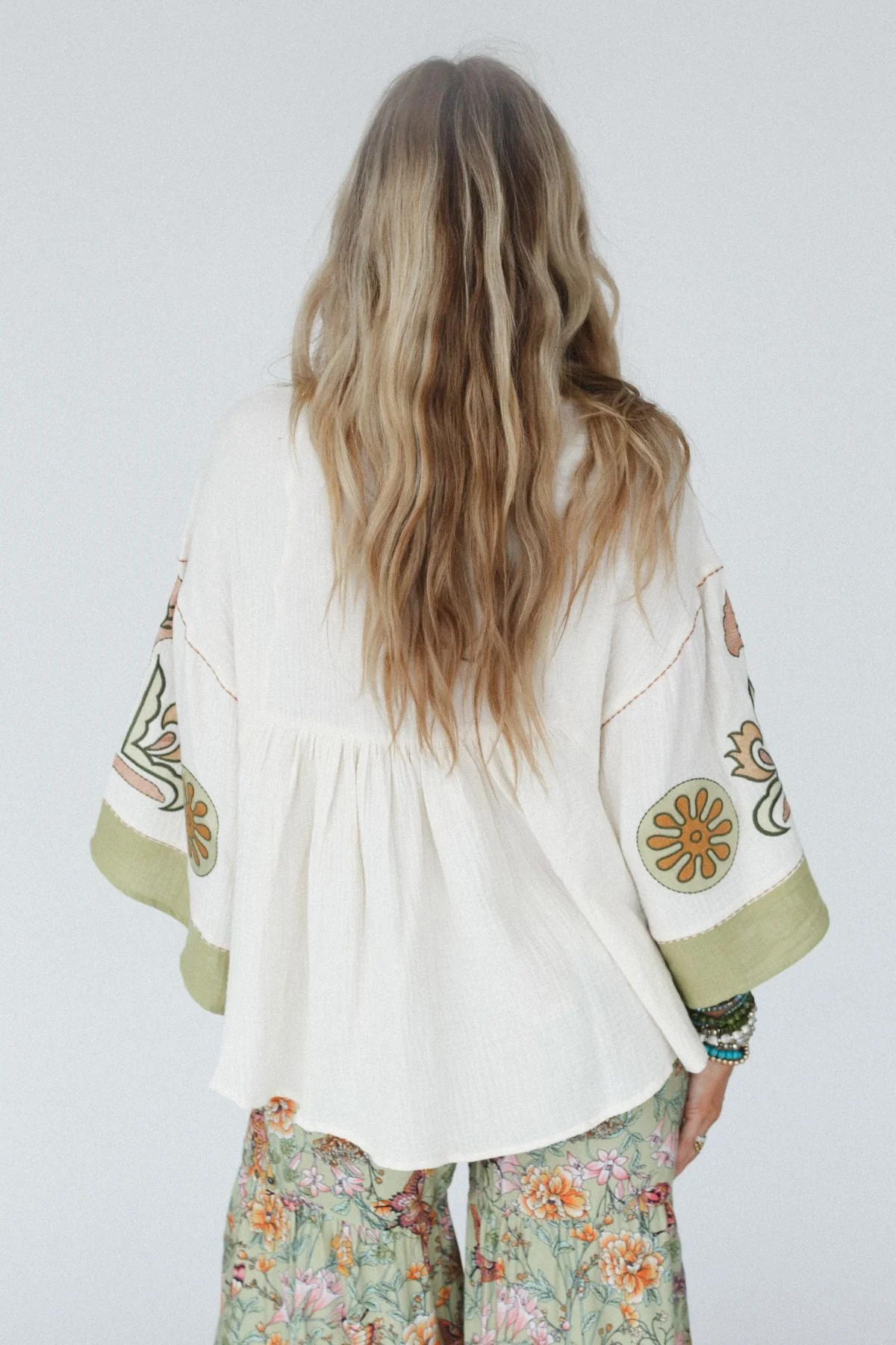 Chateau Chic Babydoll Top - Natural - Image 3