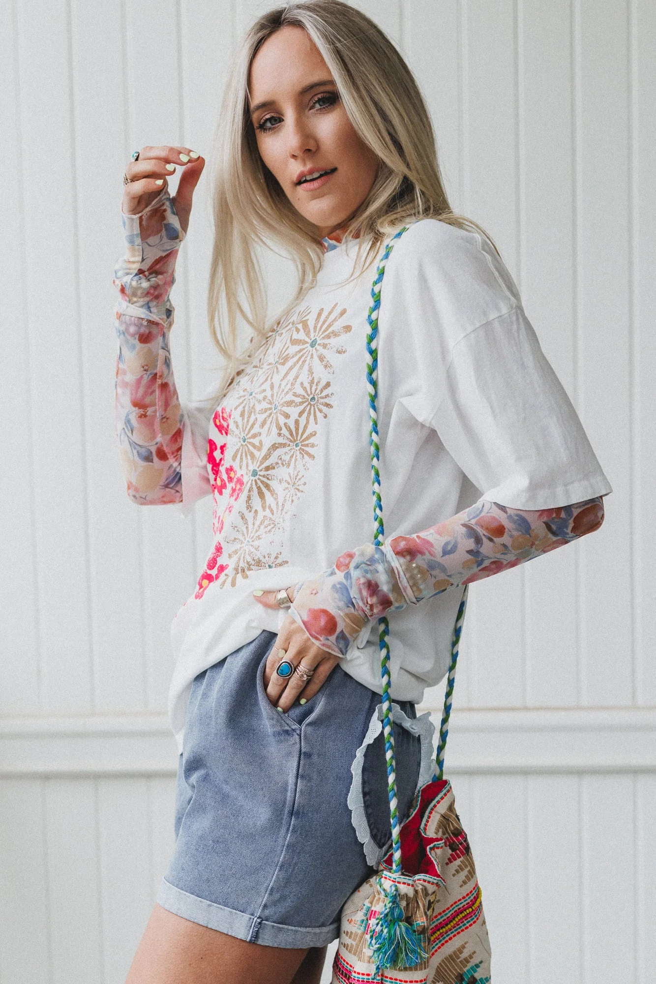 Cherish Me Shorts - Light Denim - Image 5