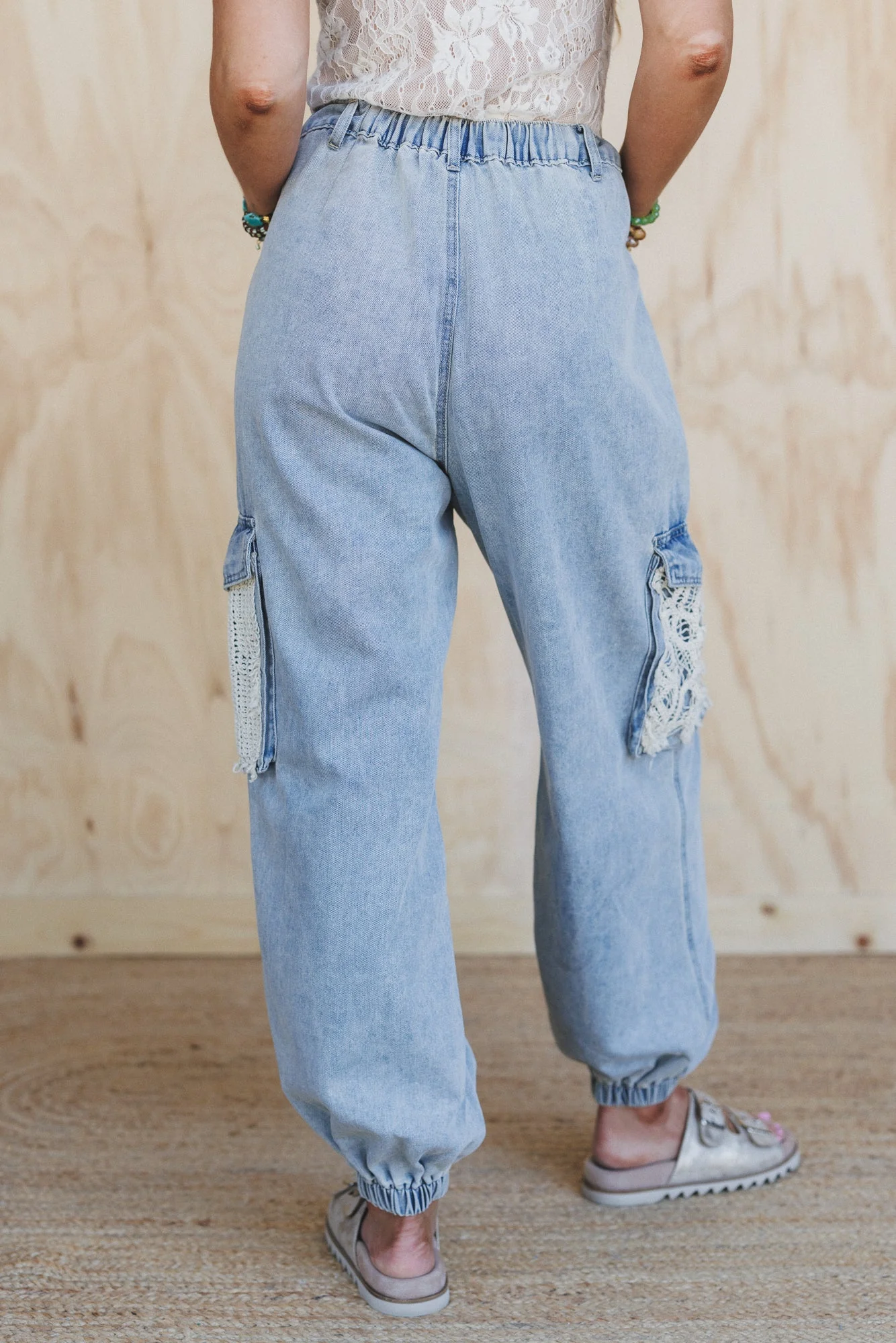 City Sky Distressed Pants - Denim - Image 5