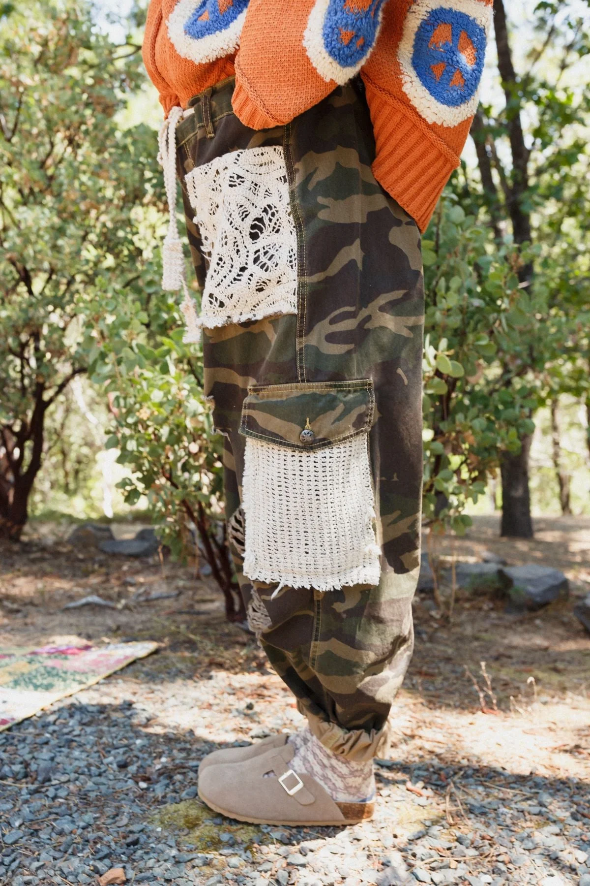 City Sky Distressed Pants - Camo - Image 7