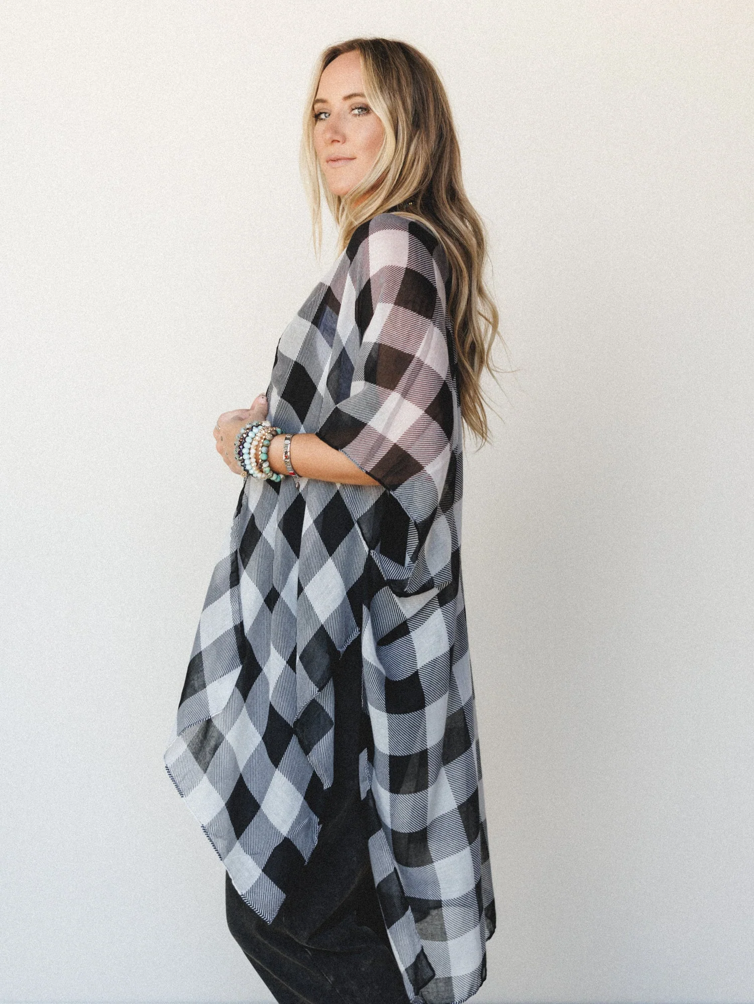 Picnic Perfect Kimono - Black - Image 2