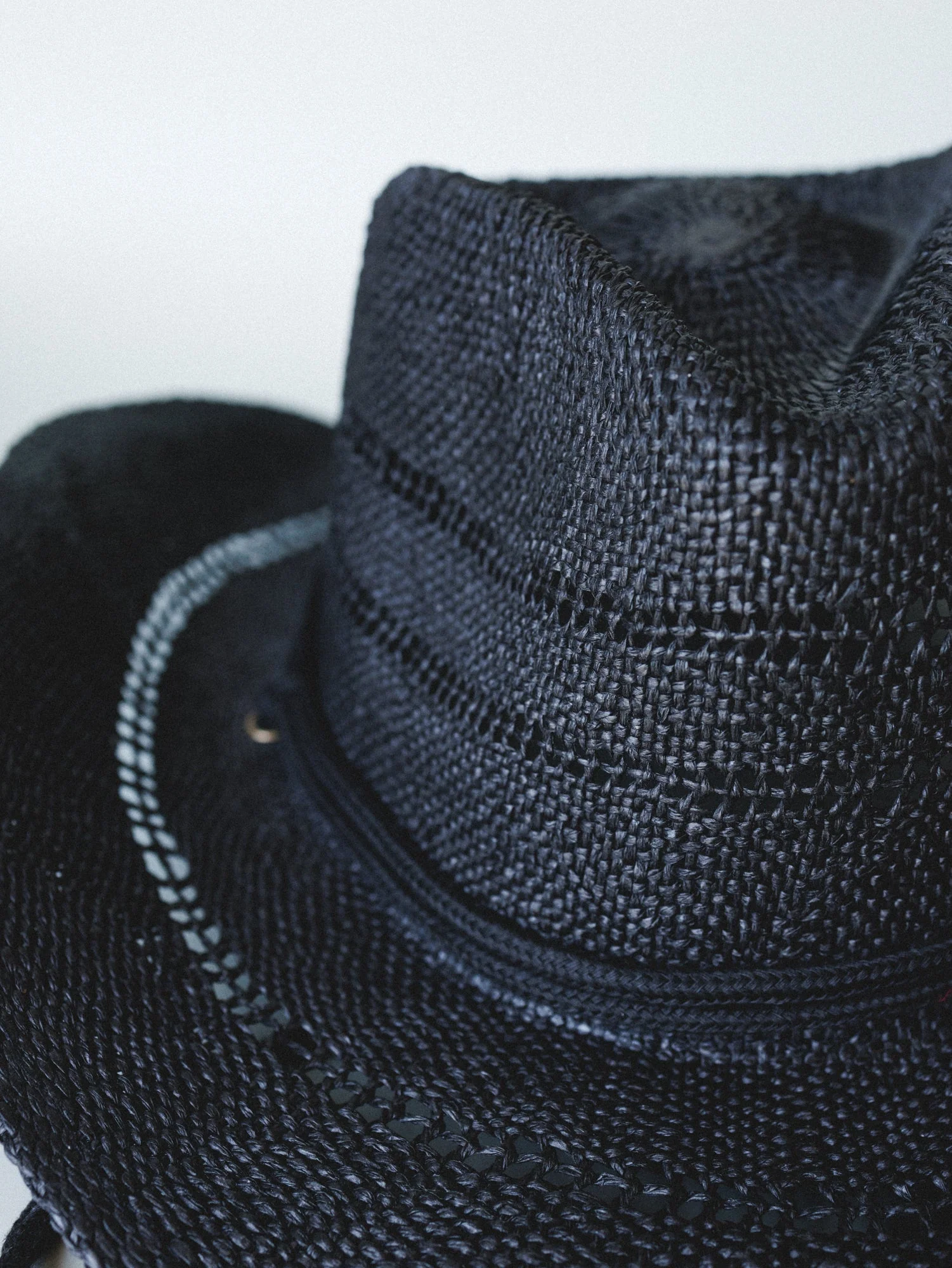 Cowboy Sun Hat - Black - Image 4