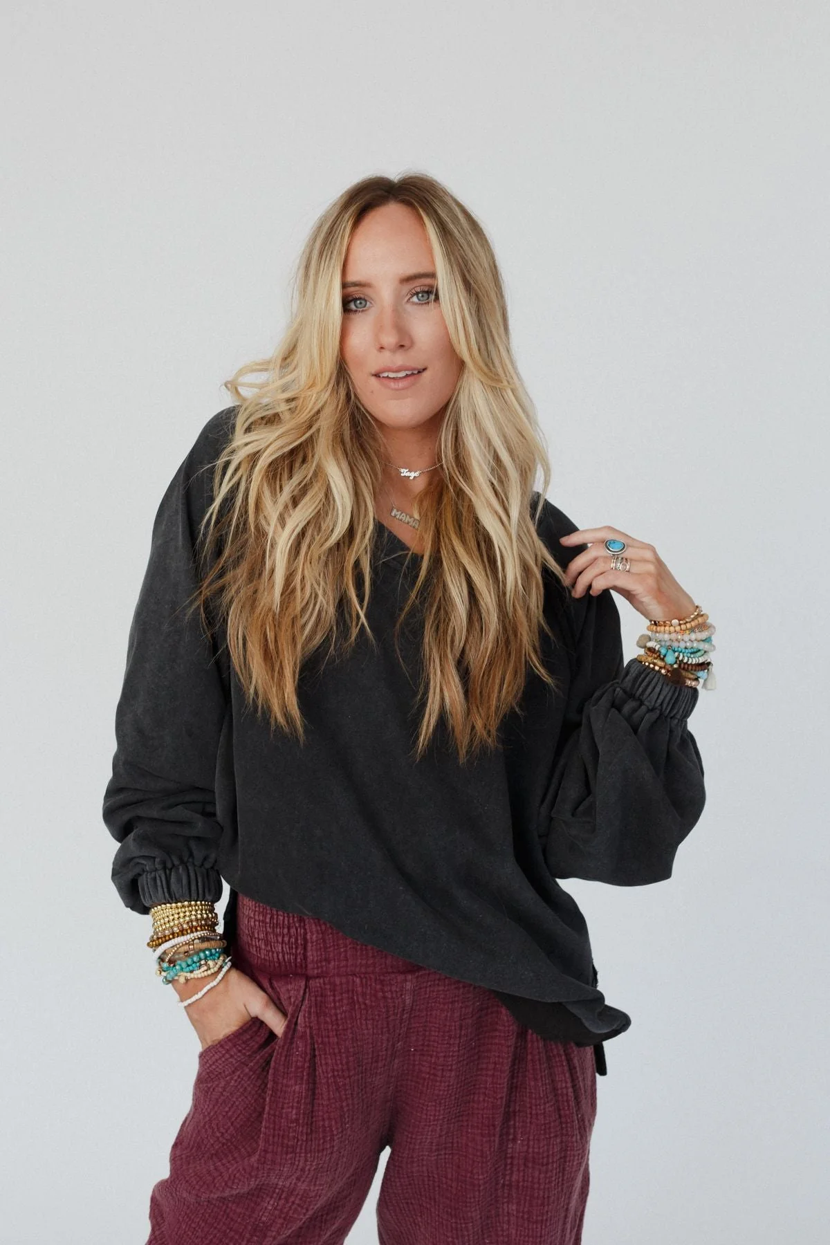 Crossed Paths Sweatshirt - Black - Image 3
