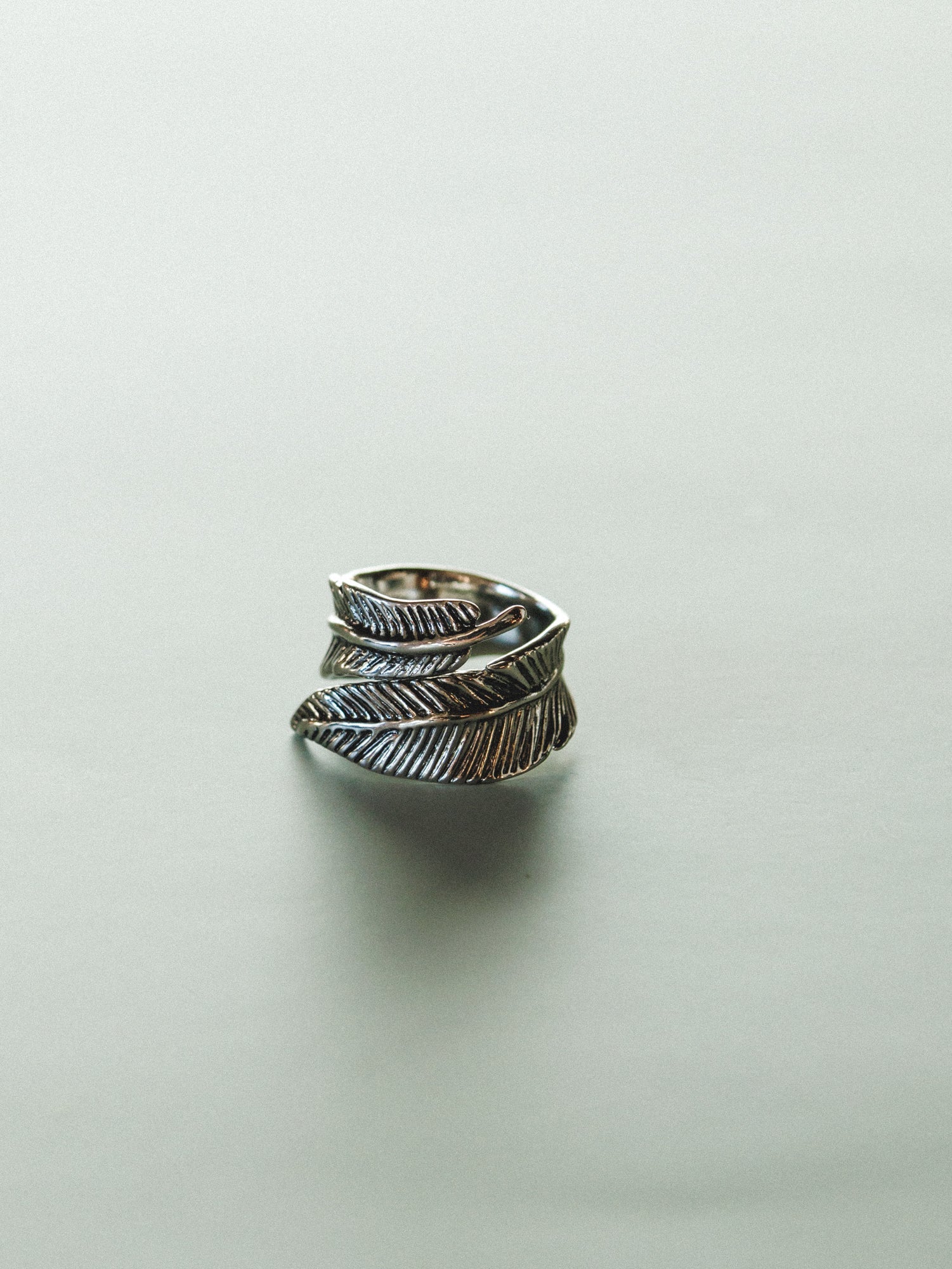 Crown Of Feathers Ring - Silver - Image 4
