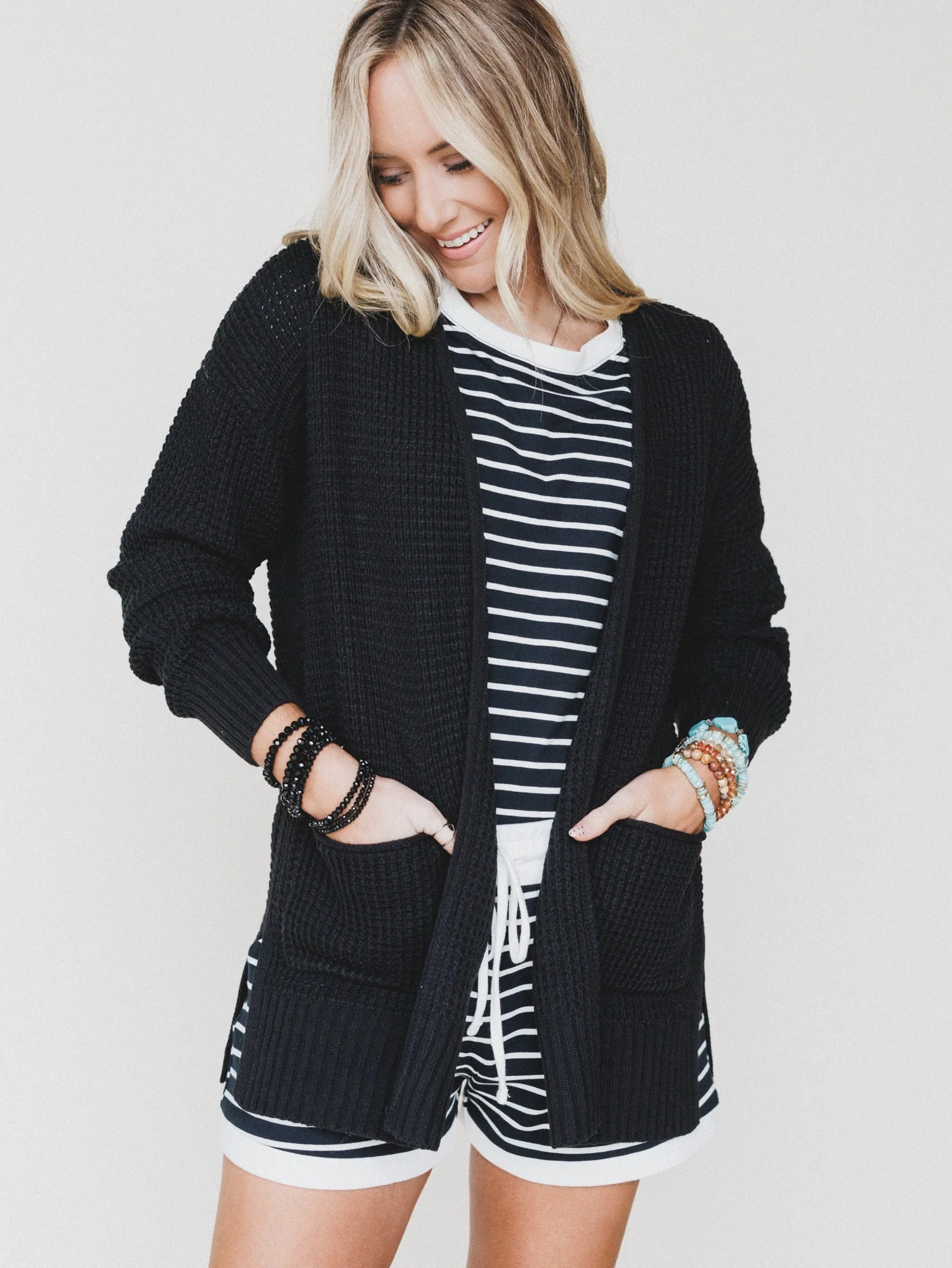Cuddle Ready Cardigan - Black - Image 2