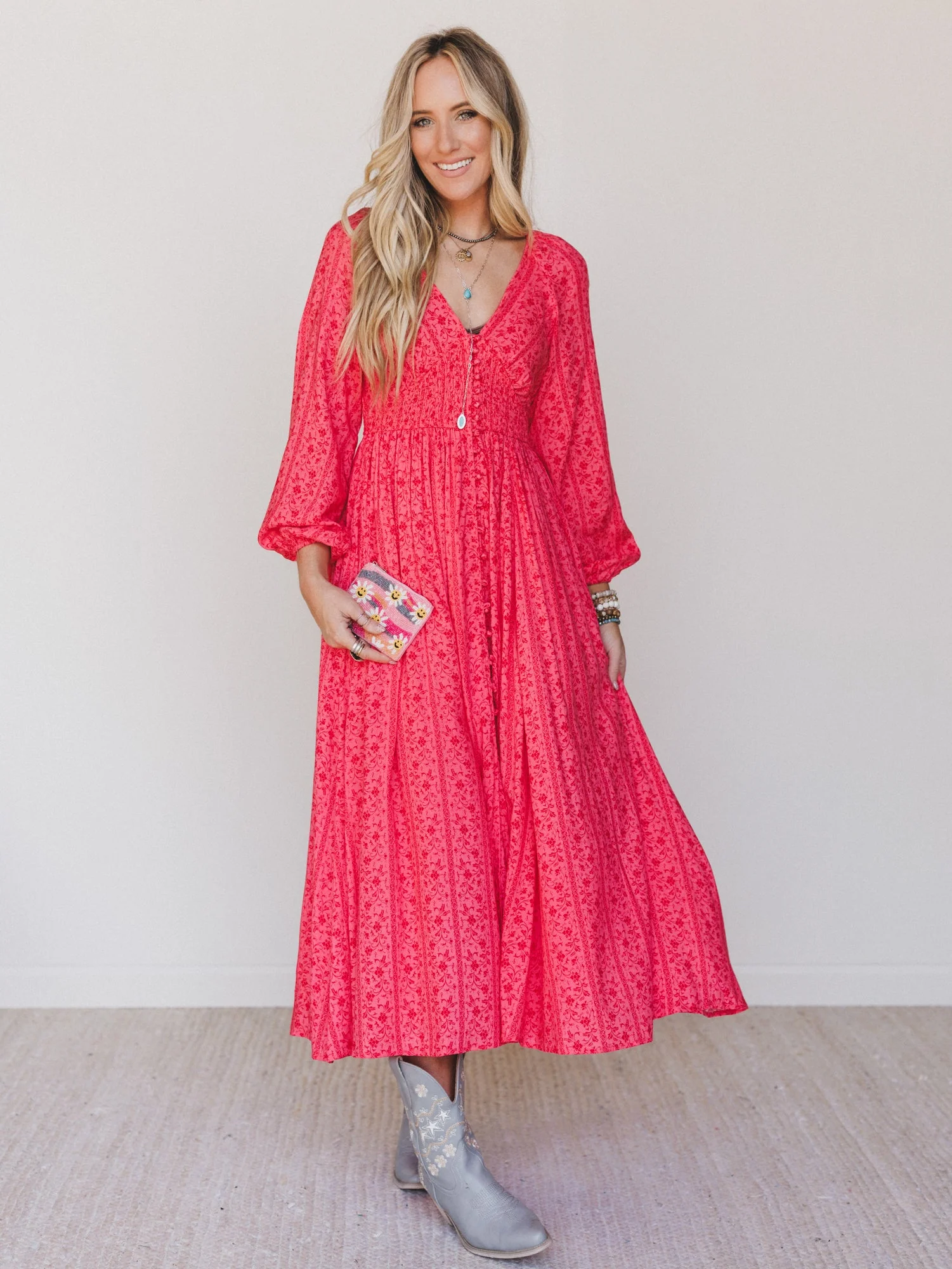 Day Dates Dress - Cherry Tomato - Image 6