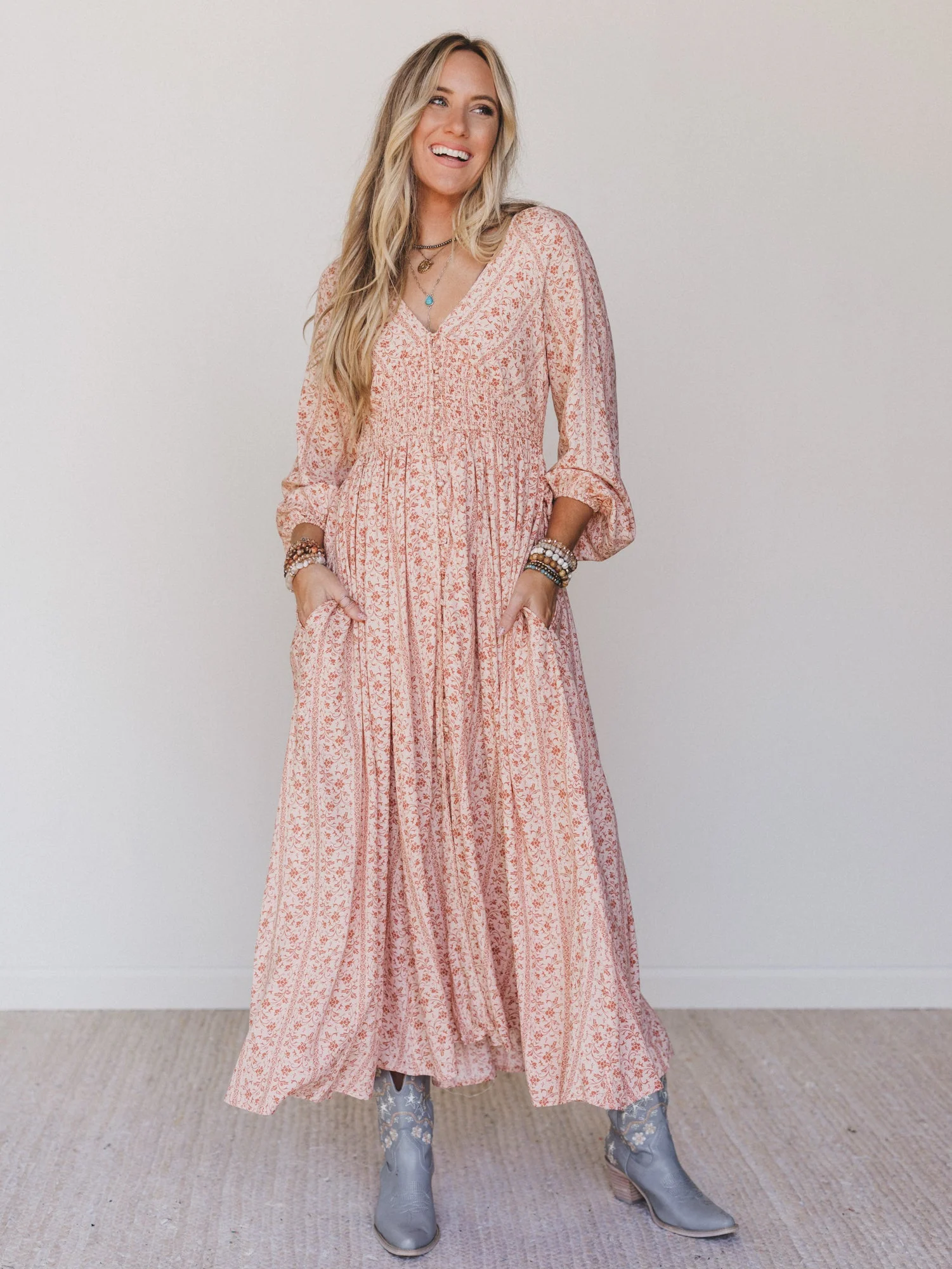 Day Dates Dress - Clay - Image 7