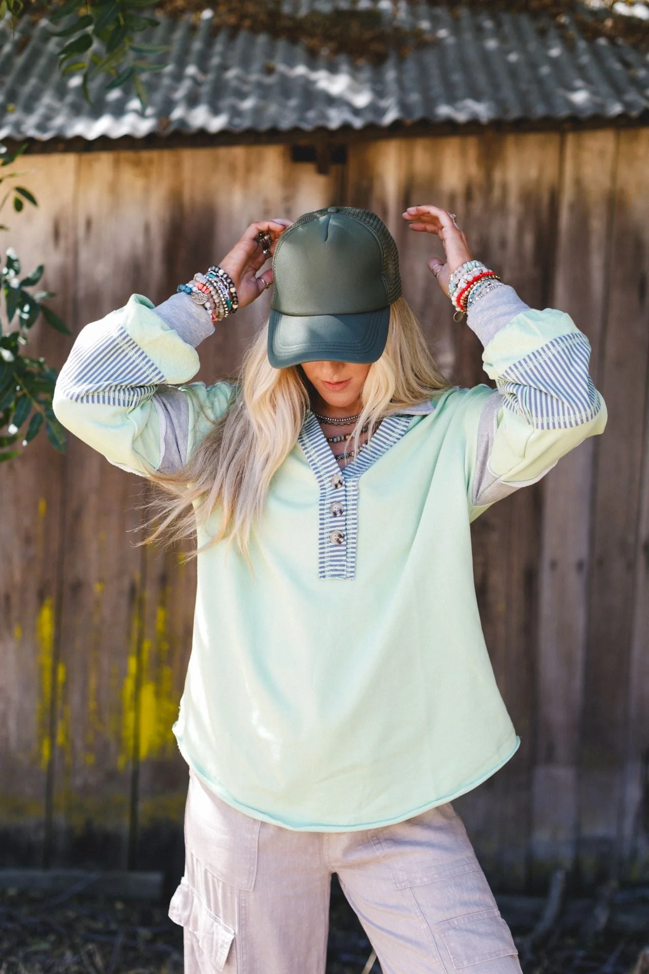 Desert Drift Trucker Hat - Olive - Image 4