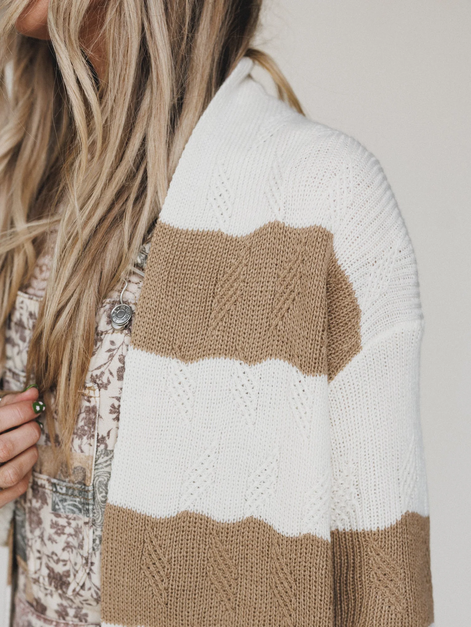 Donya Duster Cardigan - Mocha - Image 3