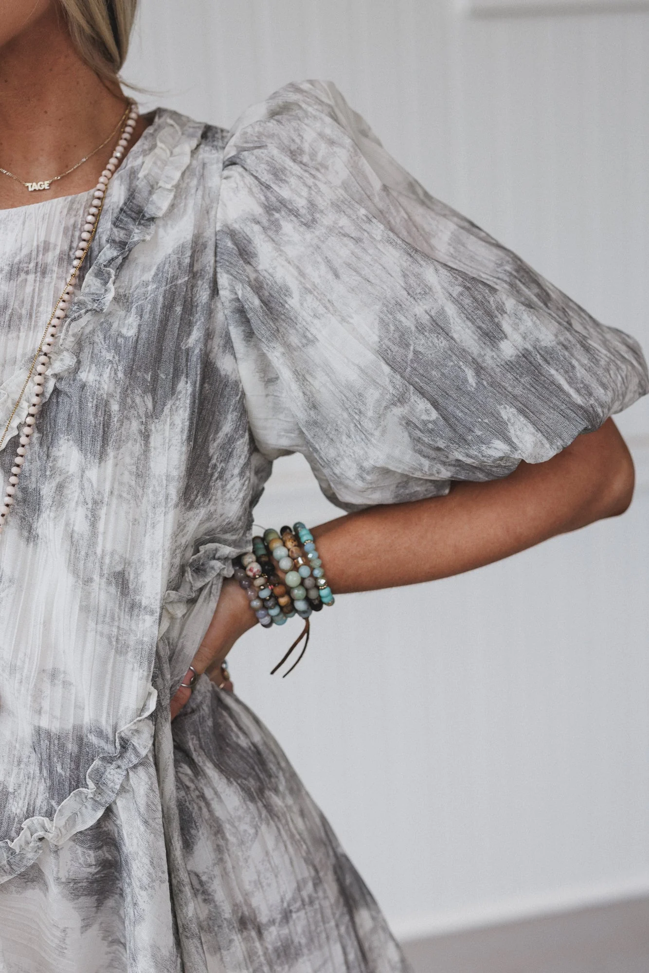 Dream Cloud Dress - Gray - Image 3