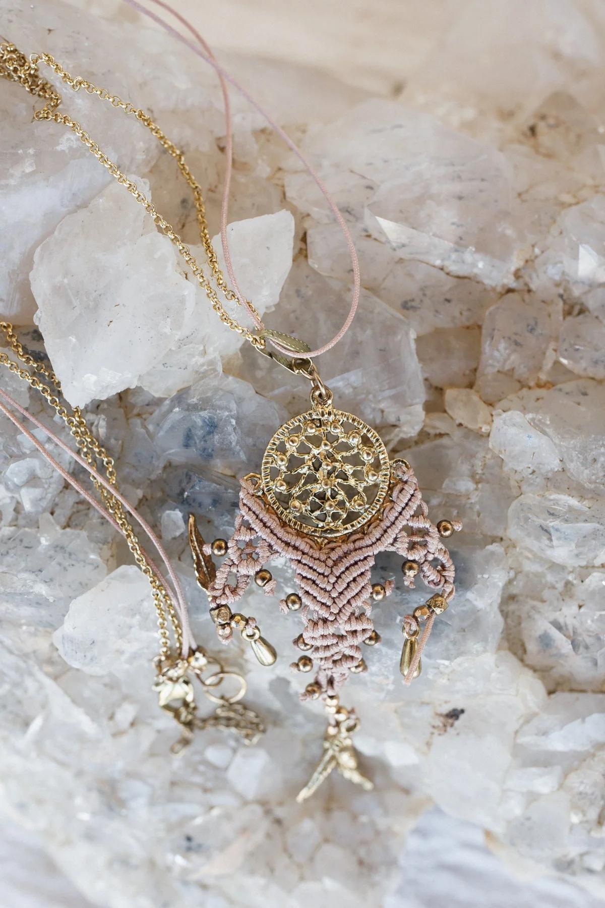 Dream Forever Woven Necklace - Gold - Image 3