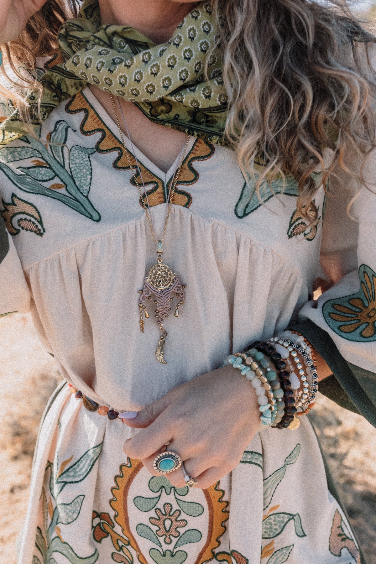 Dream Forever Woven Necklace - Gold - Image 5