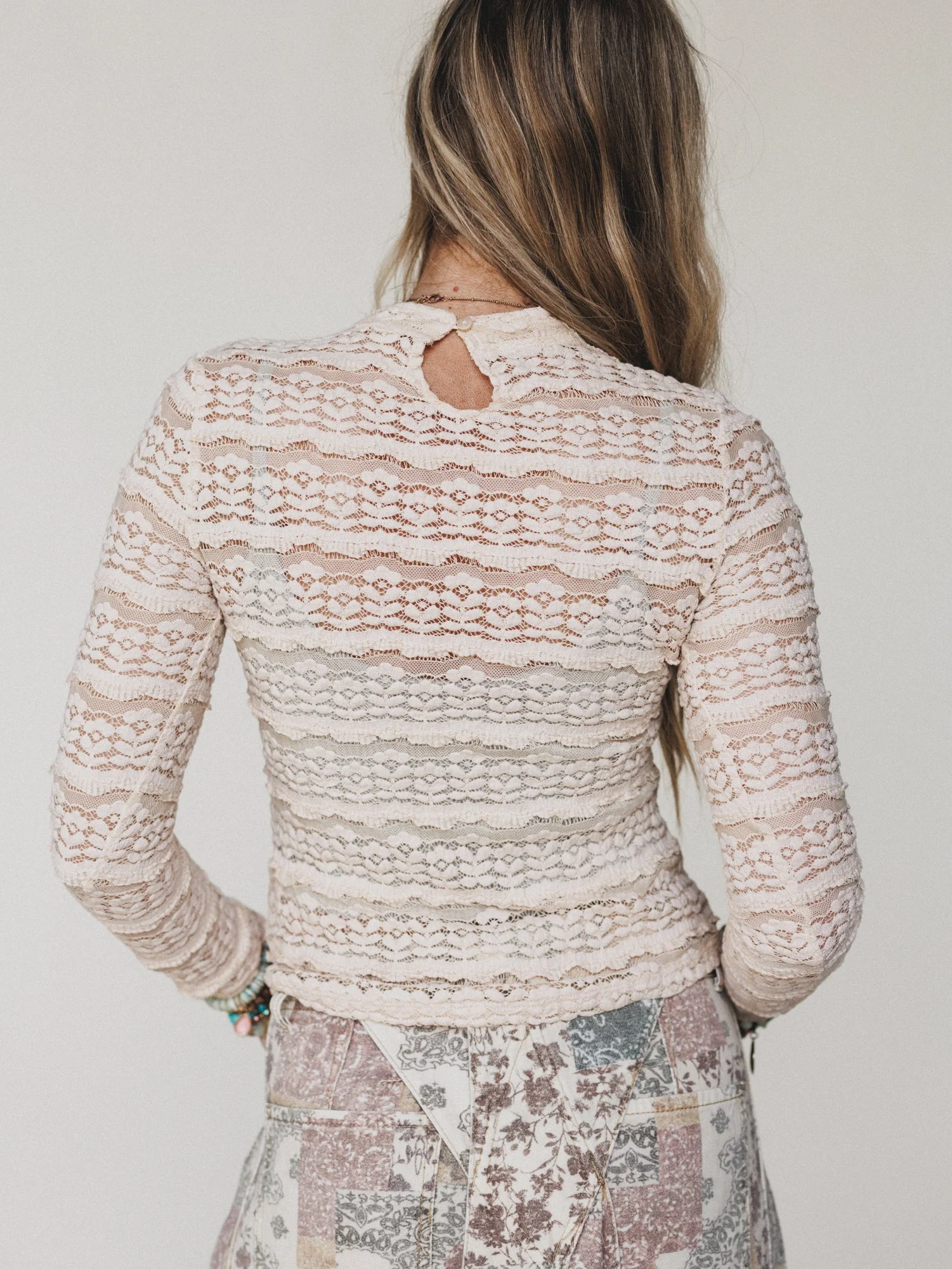 Dreams in the Wind Top - Beige - Image 4