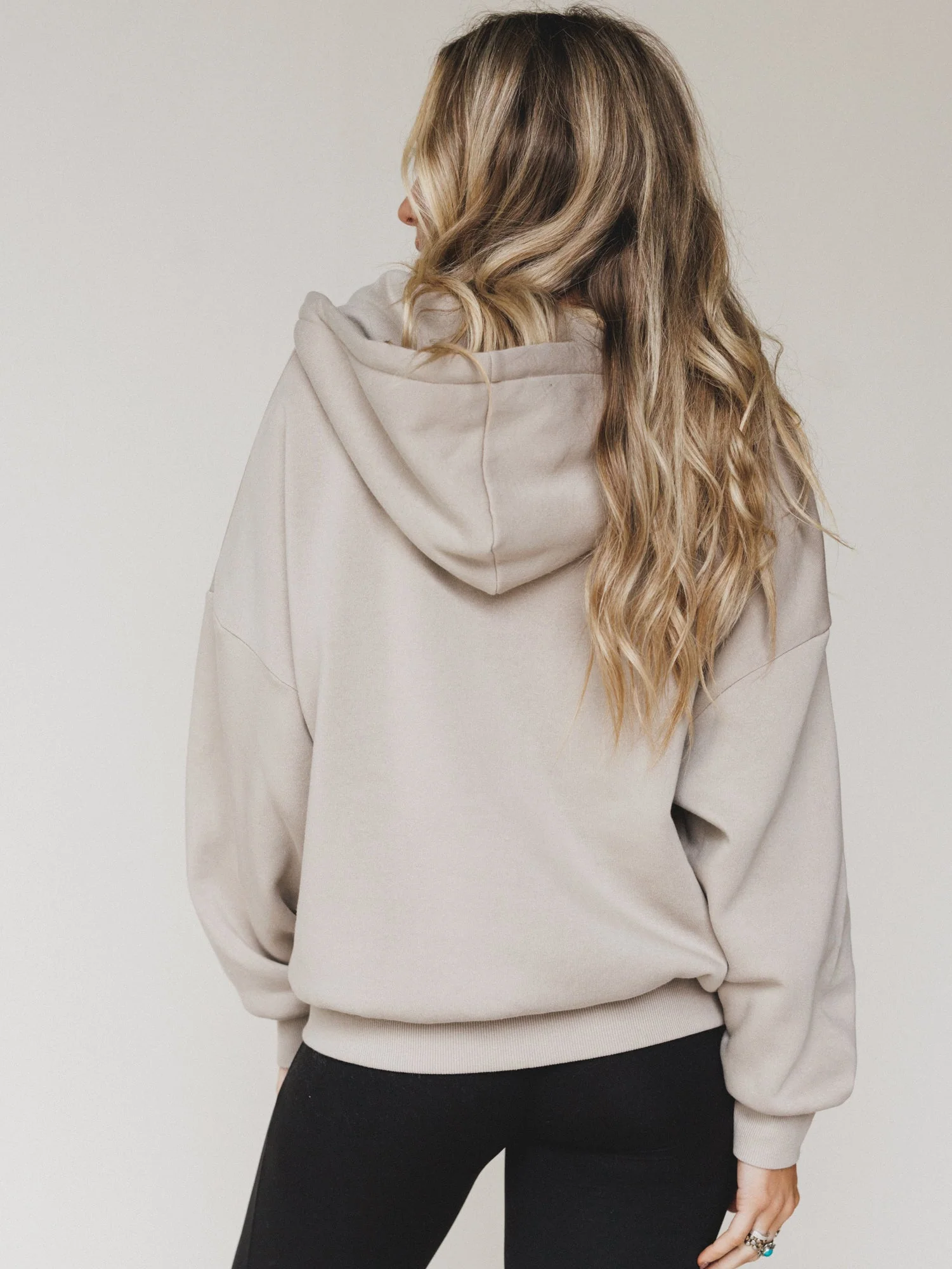 Driftwood Oversized Hoodie - Ash Mocha - Image 5