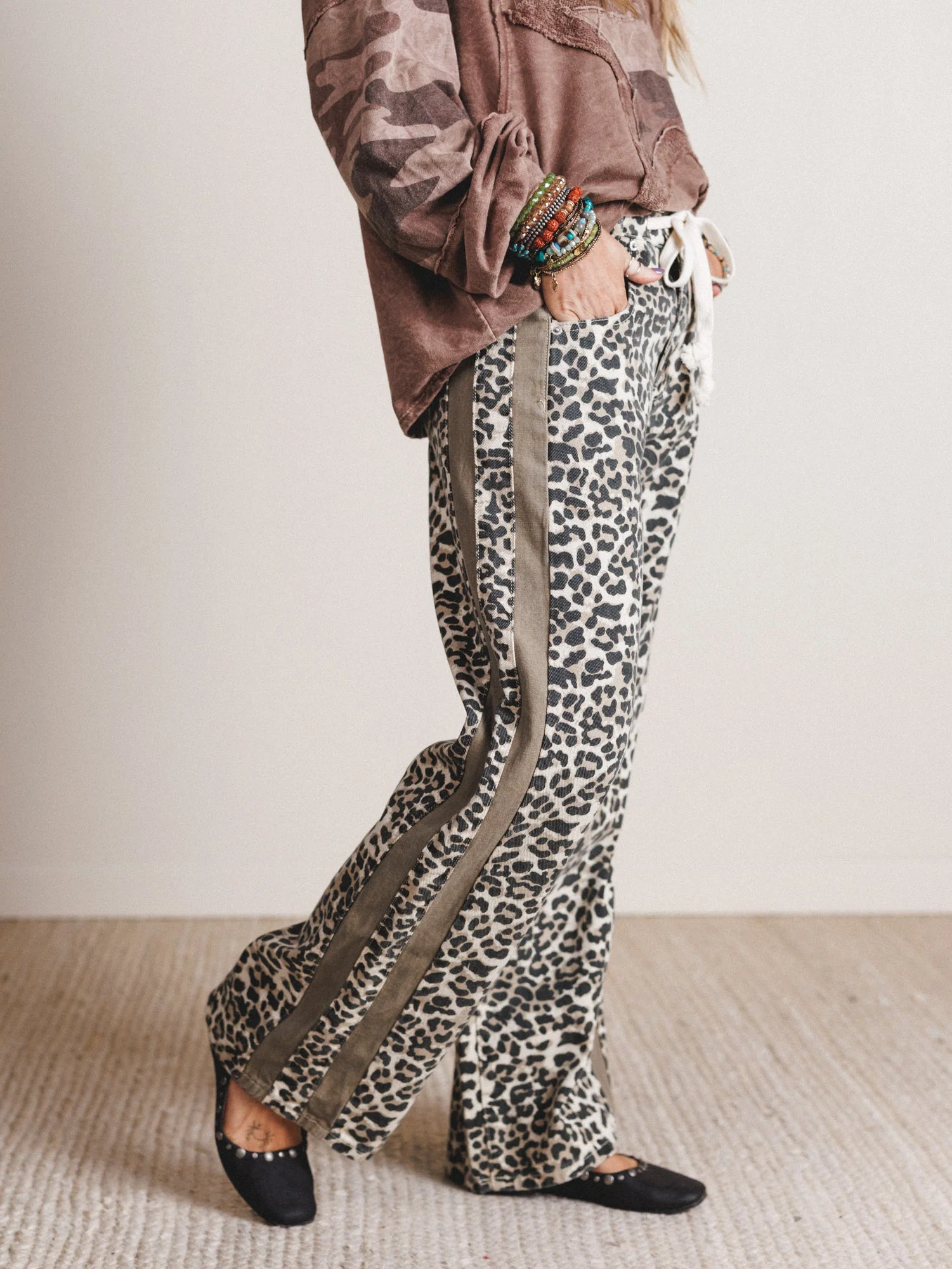 Dusty Belle Pants - Leopard - Image 2