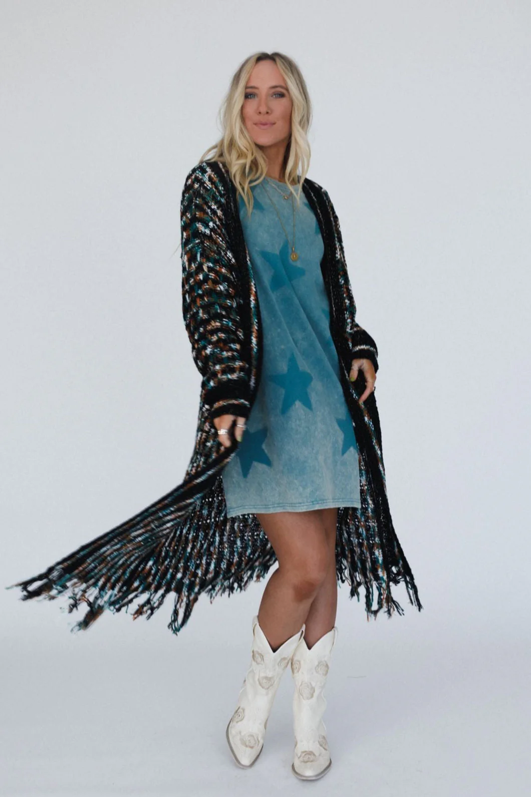 Evening Glow Cardigan - Black - Image 3