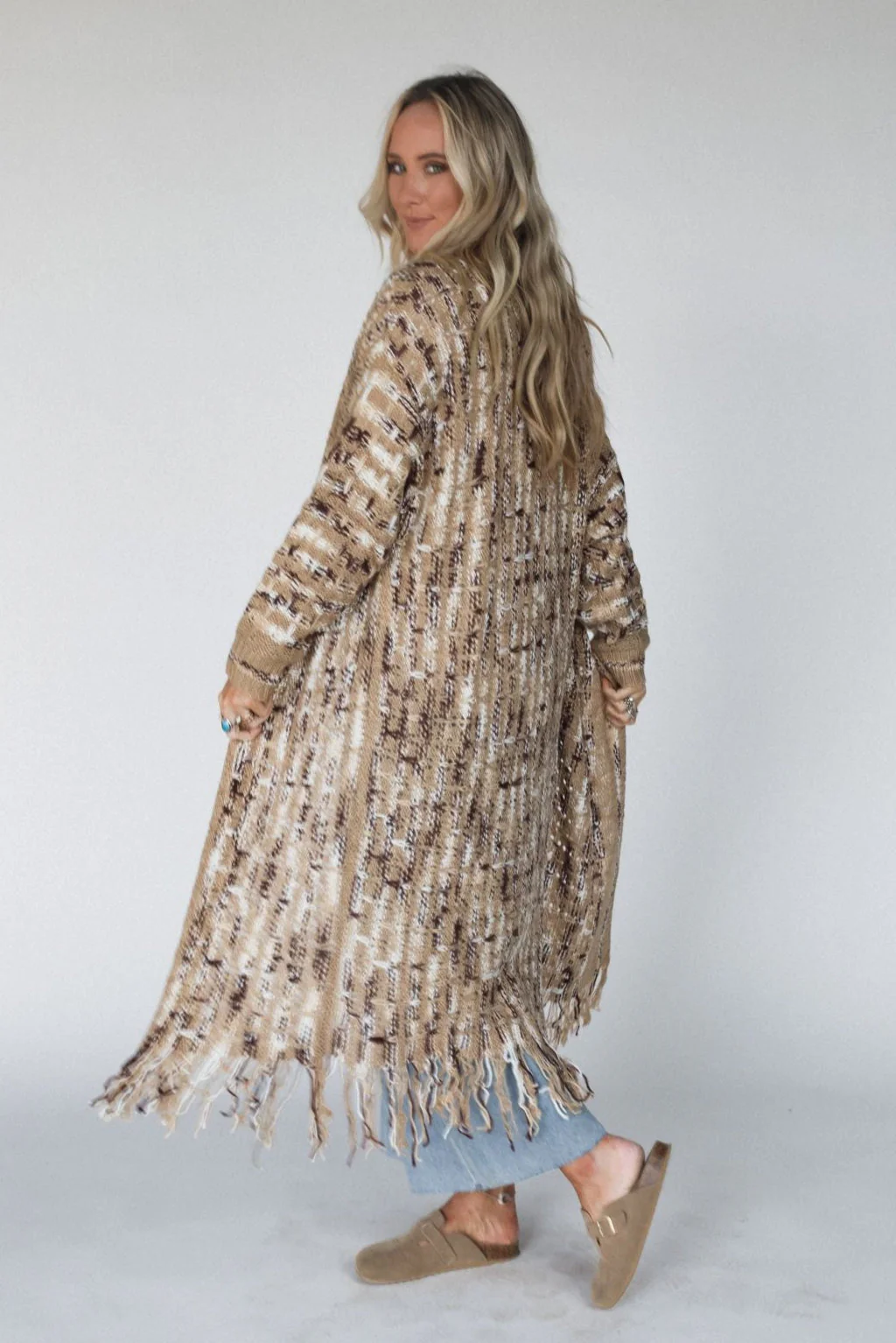 Evening Glow Cardigan - Latte - Image 3