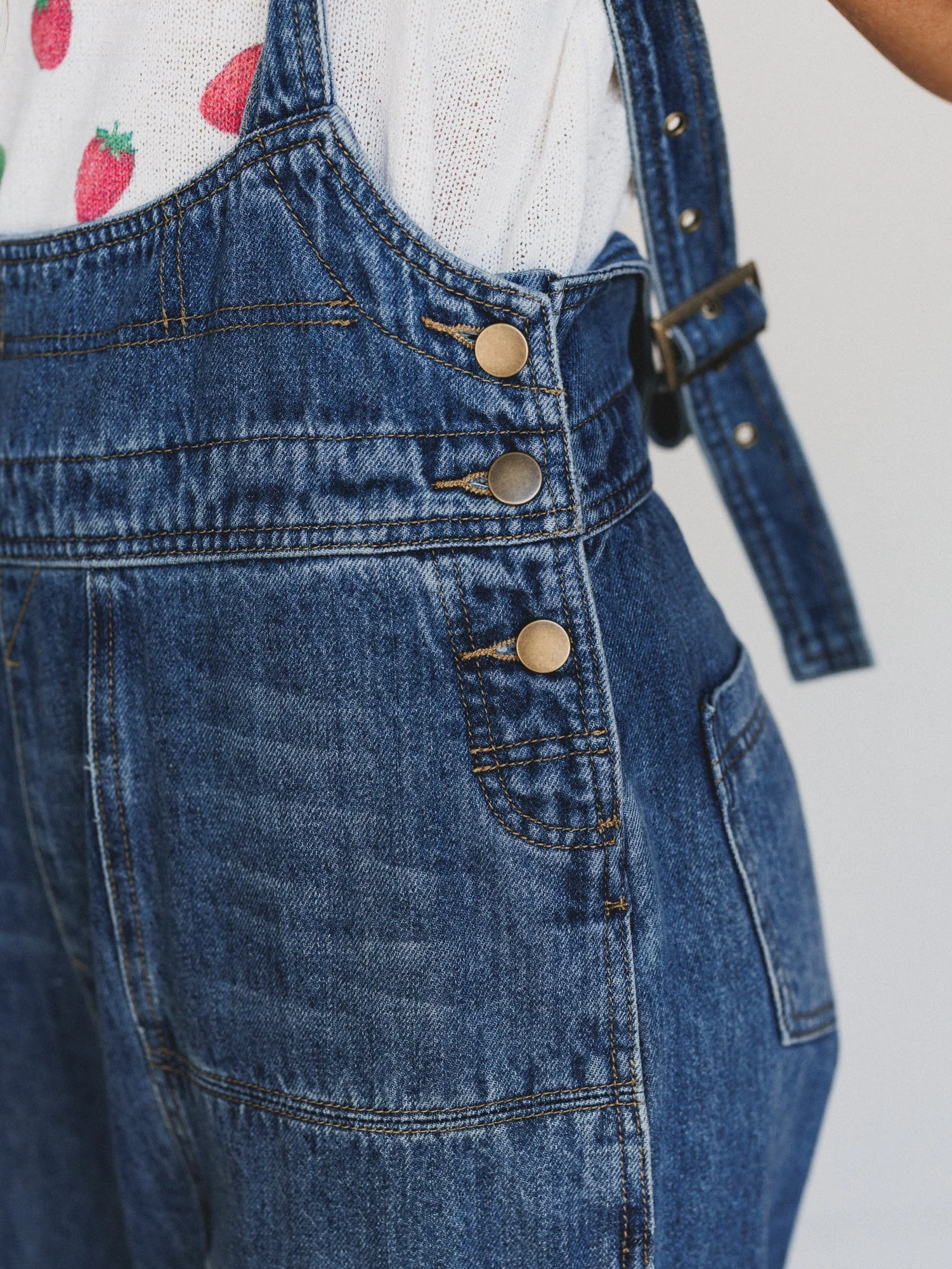 Farmer Chic Overalls - Denim - Image 4